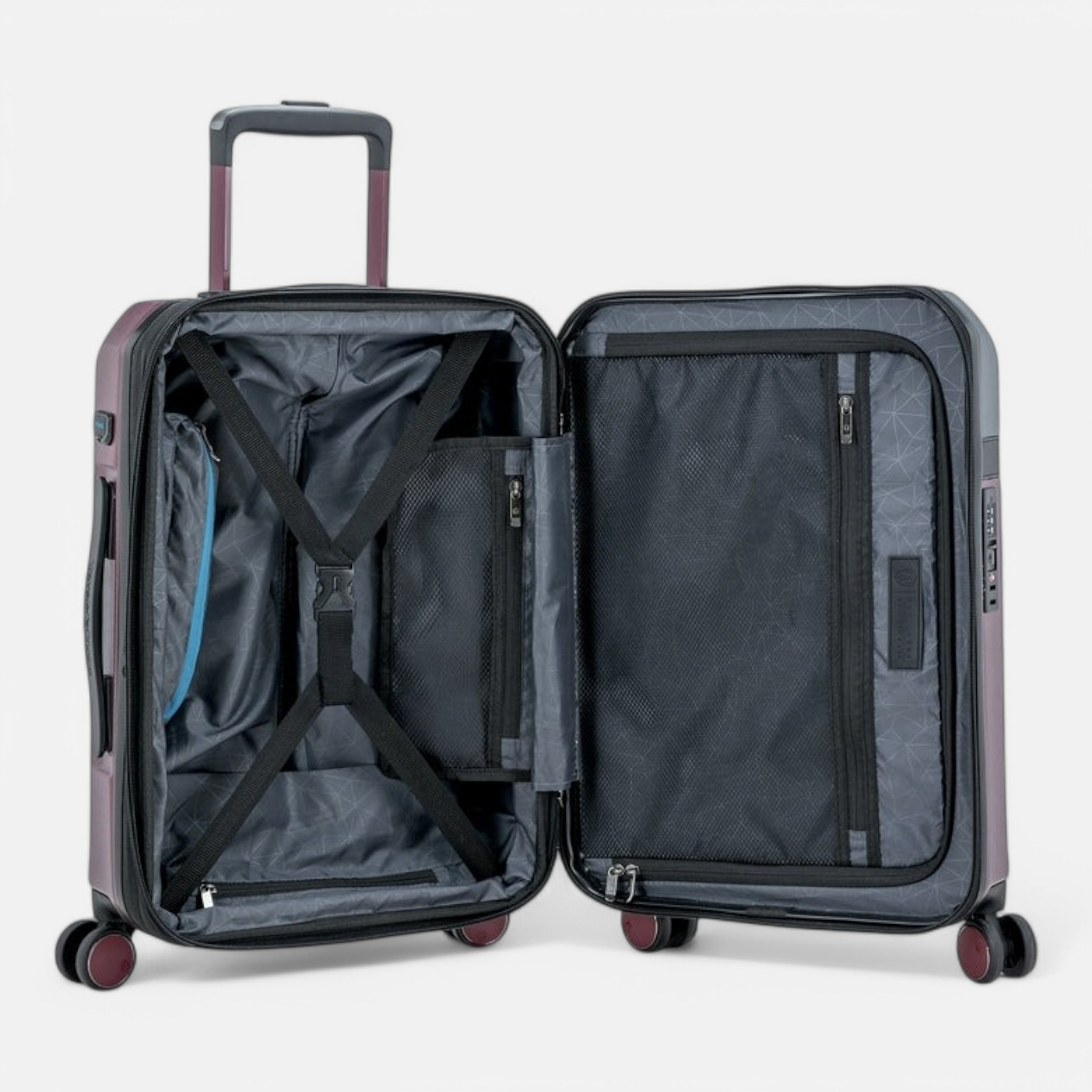Traveler's Choice Vulkan Luggage | Premium ABS+PC Hard Shell Travel Case - Haris Luggage