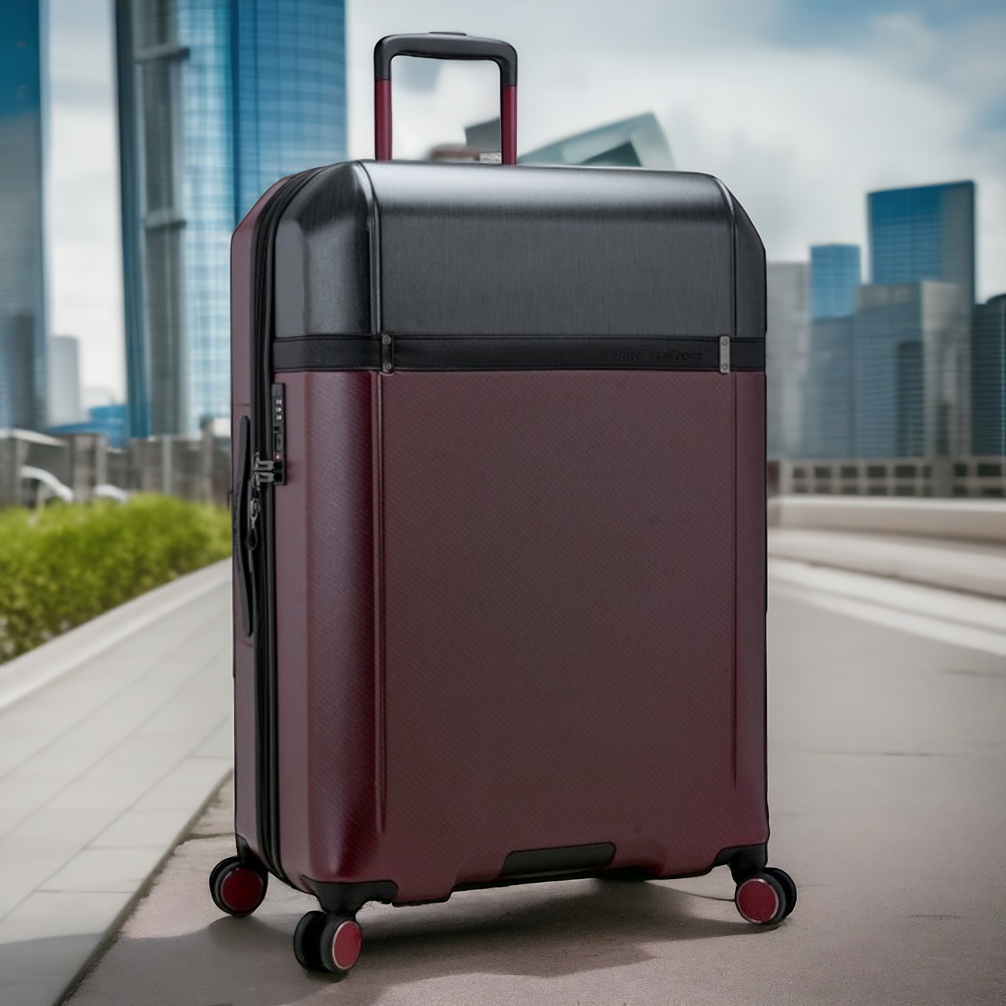 Traveler's Choice Vulkan Luggage | Premium ABS+PC Hard Shell Travel Case