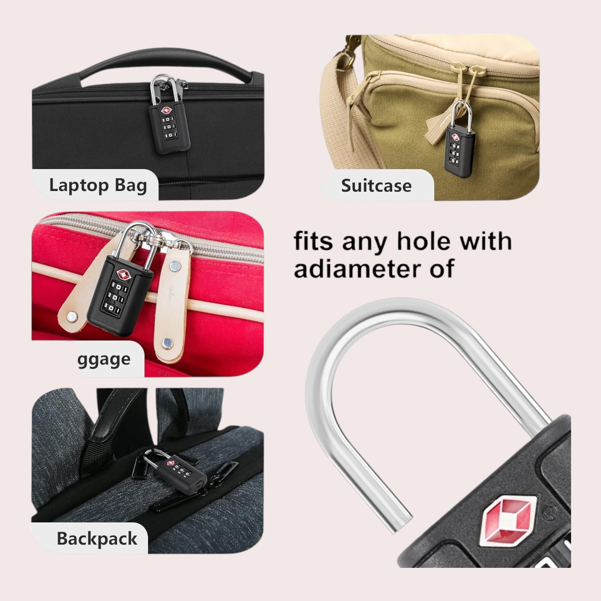 TSA APPROVED LOCK - Haris Luggage