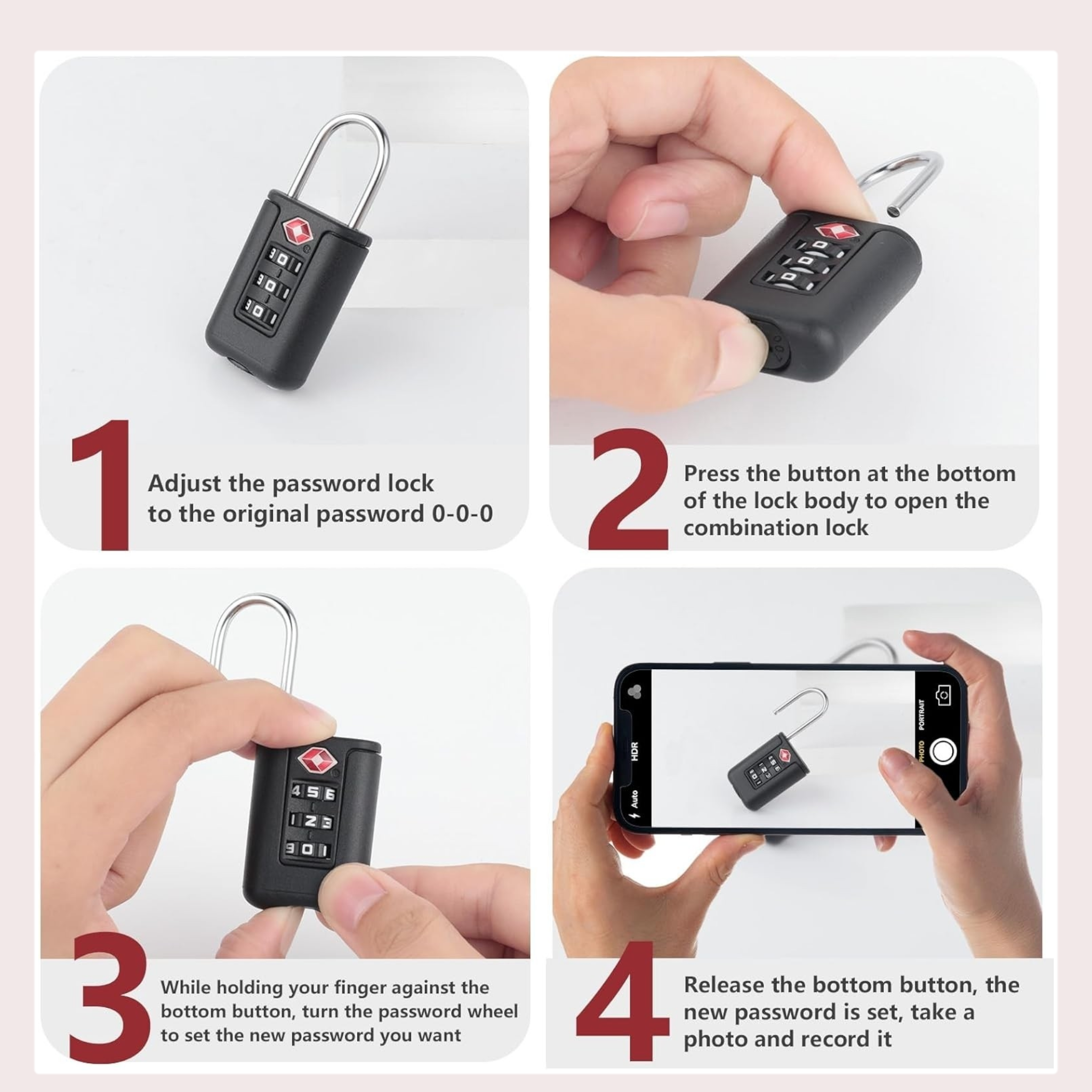 TSA APPROVED LOCK - Haris Luggage