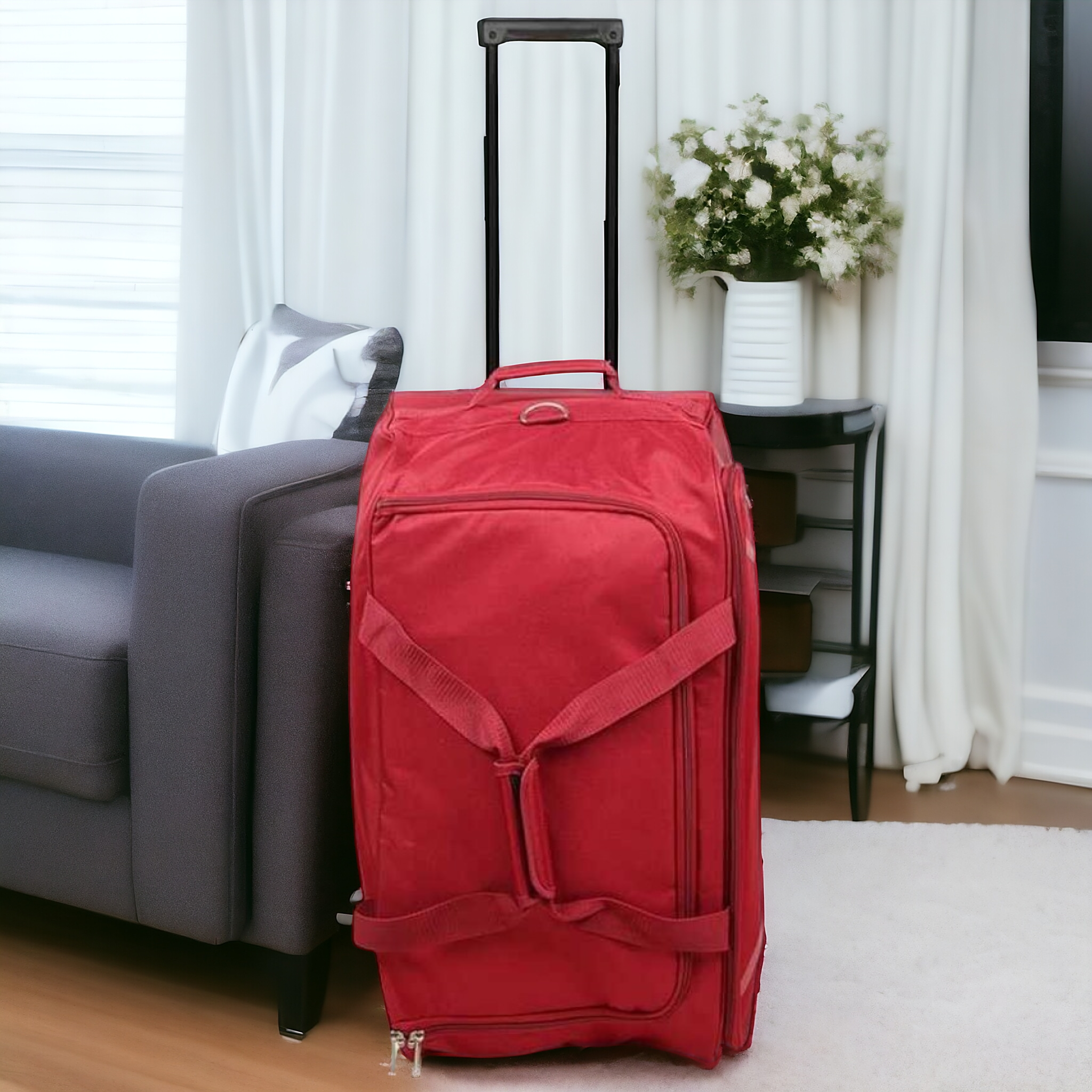 American Tourister Trolley Duffel Bag | Lightweight - Haris Luggage