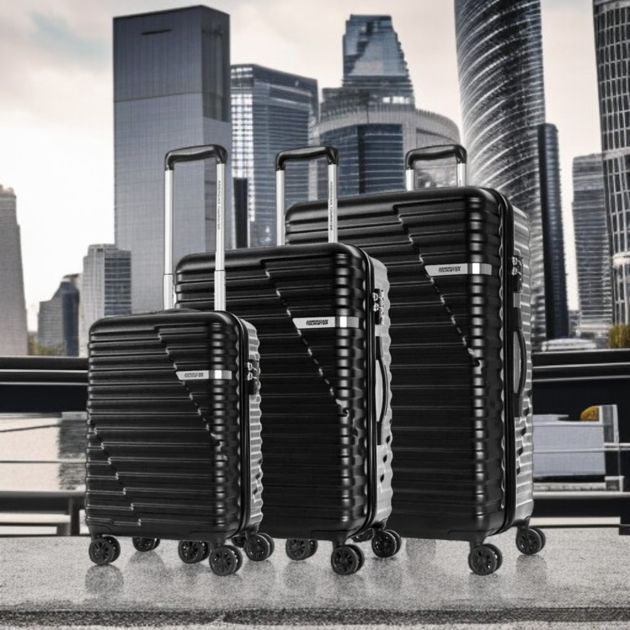 American Tourister Sky Bridge | TSA APPROVED - Haris Luggage