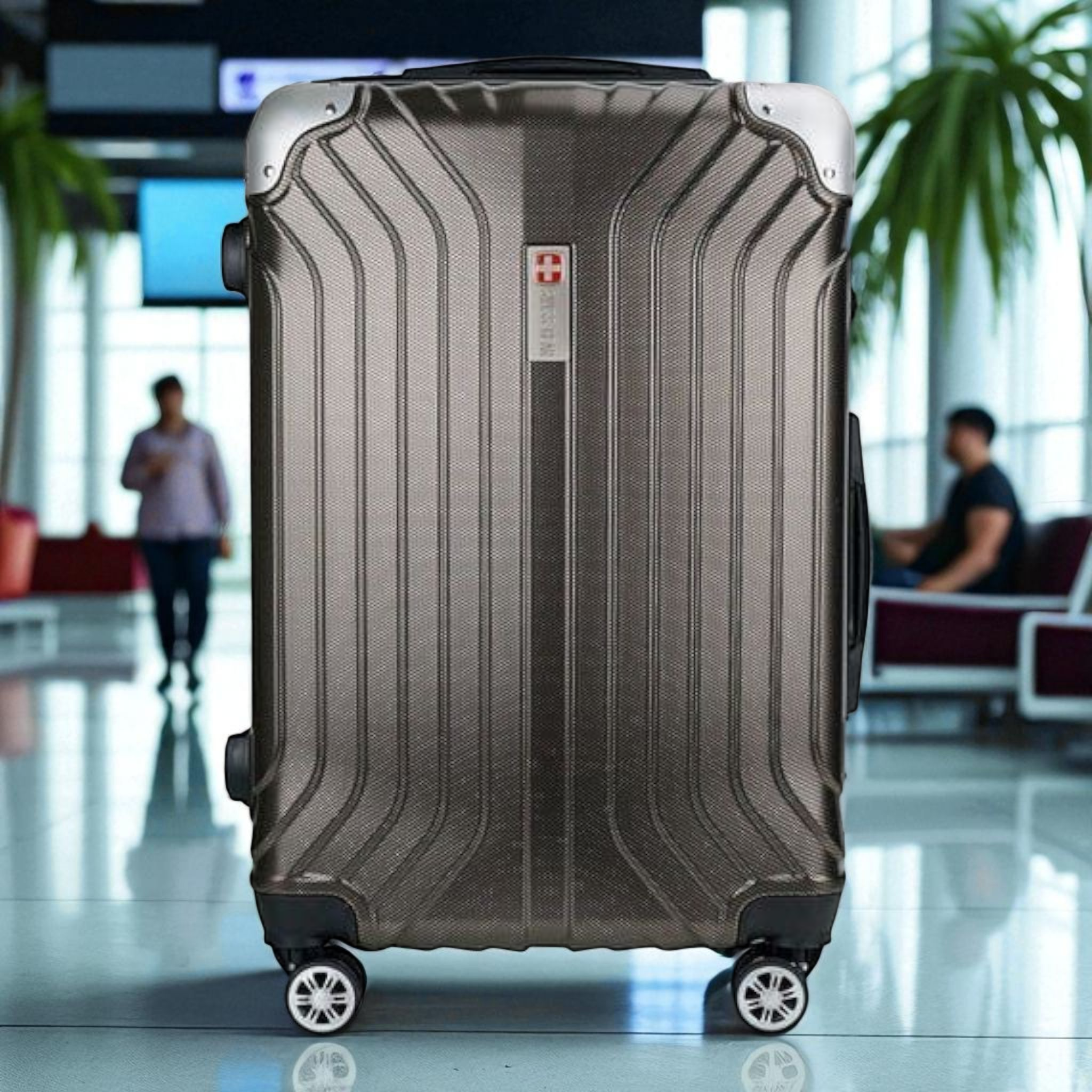 Swiss Gear Luggage | Laptop Compartment | Lightweight | TSA Approved - Haris Luggage