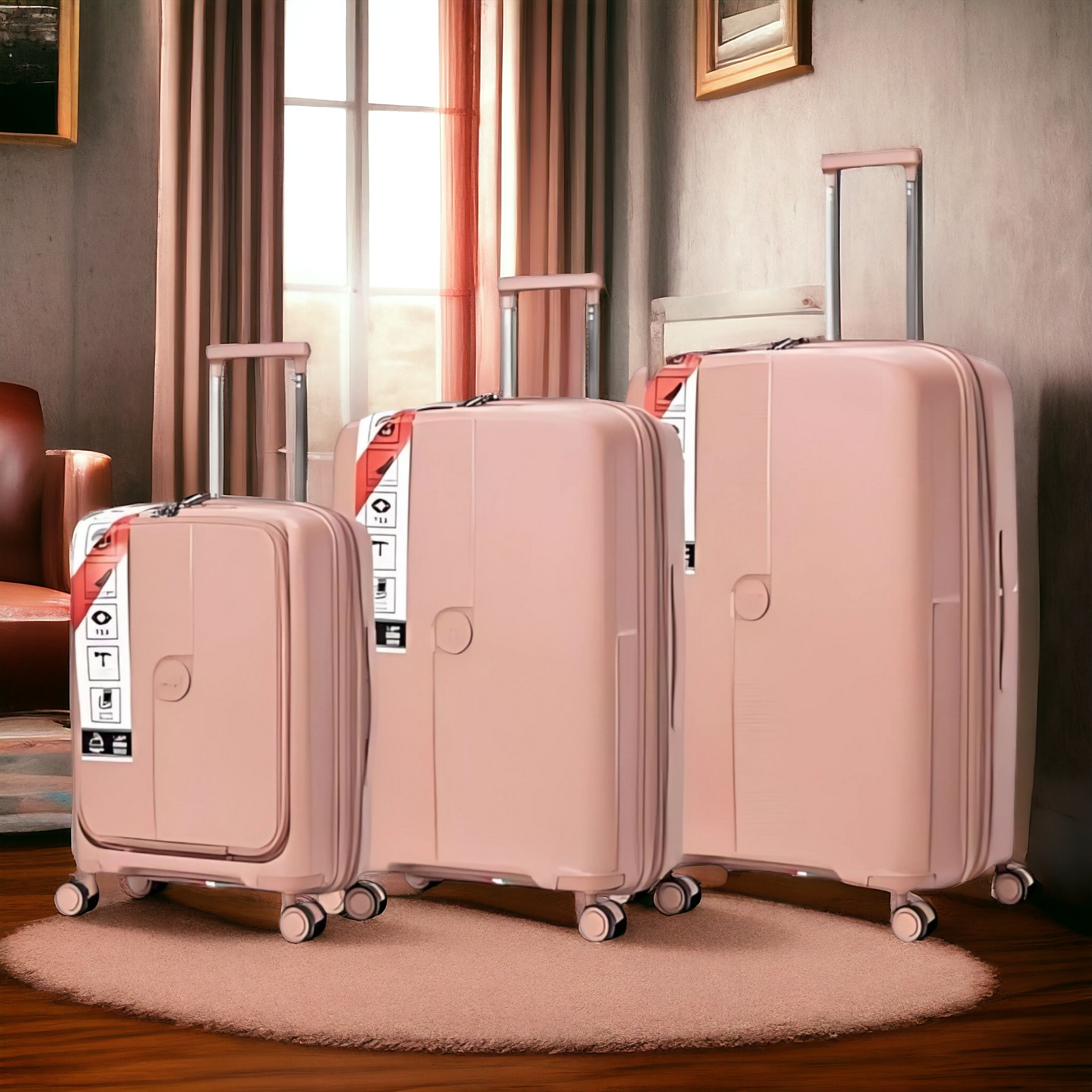 ICarry Italy - Front Opening | Laptop Compartment - Haris Luggage