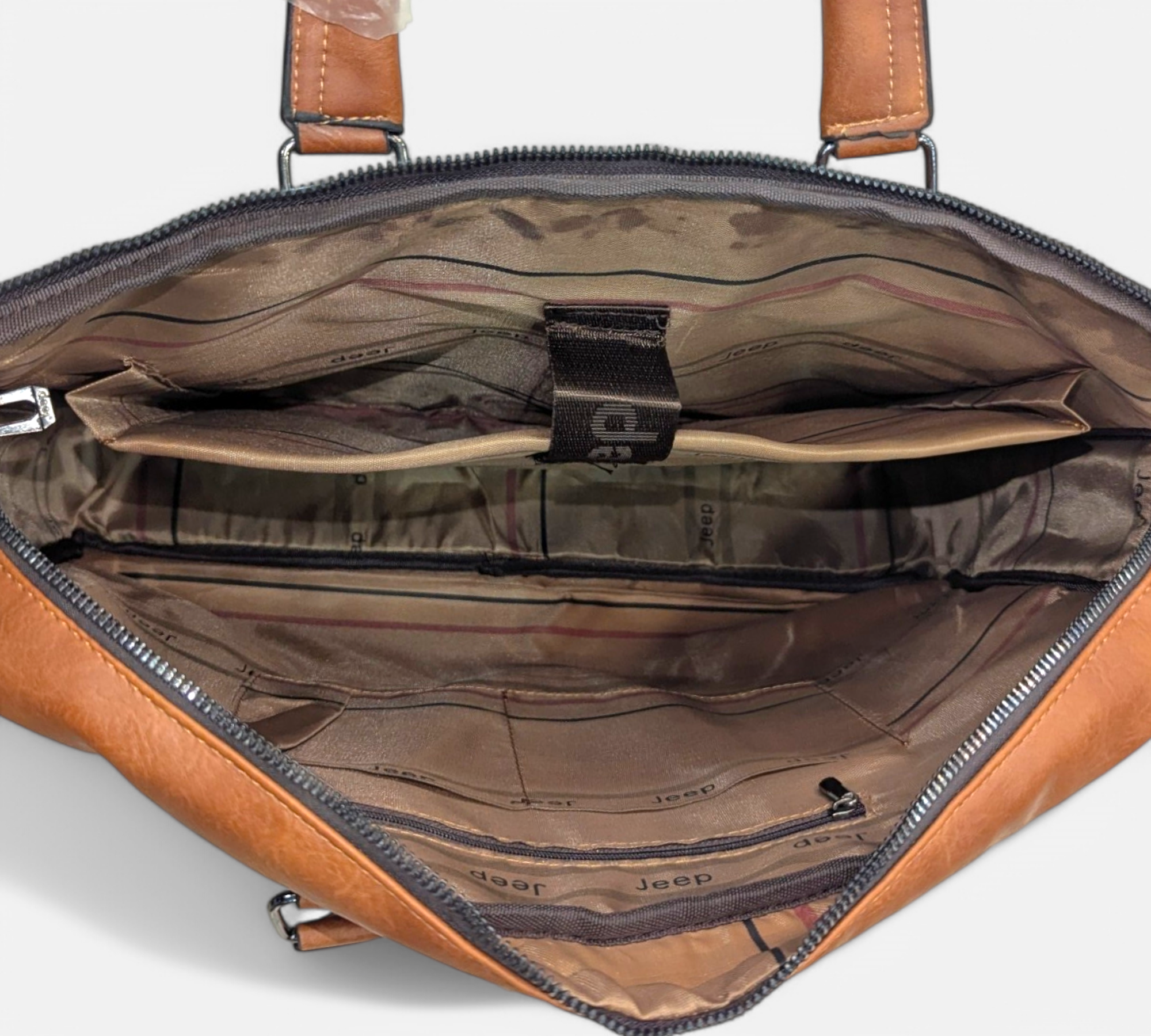 Jeep File Bag with Shoulder Strap | Premium Quality | up-to 15 Inch Laptop Space. - Haris Luggage