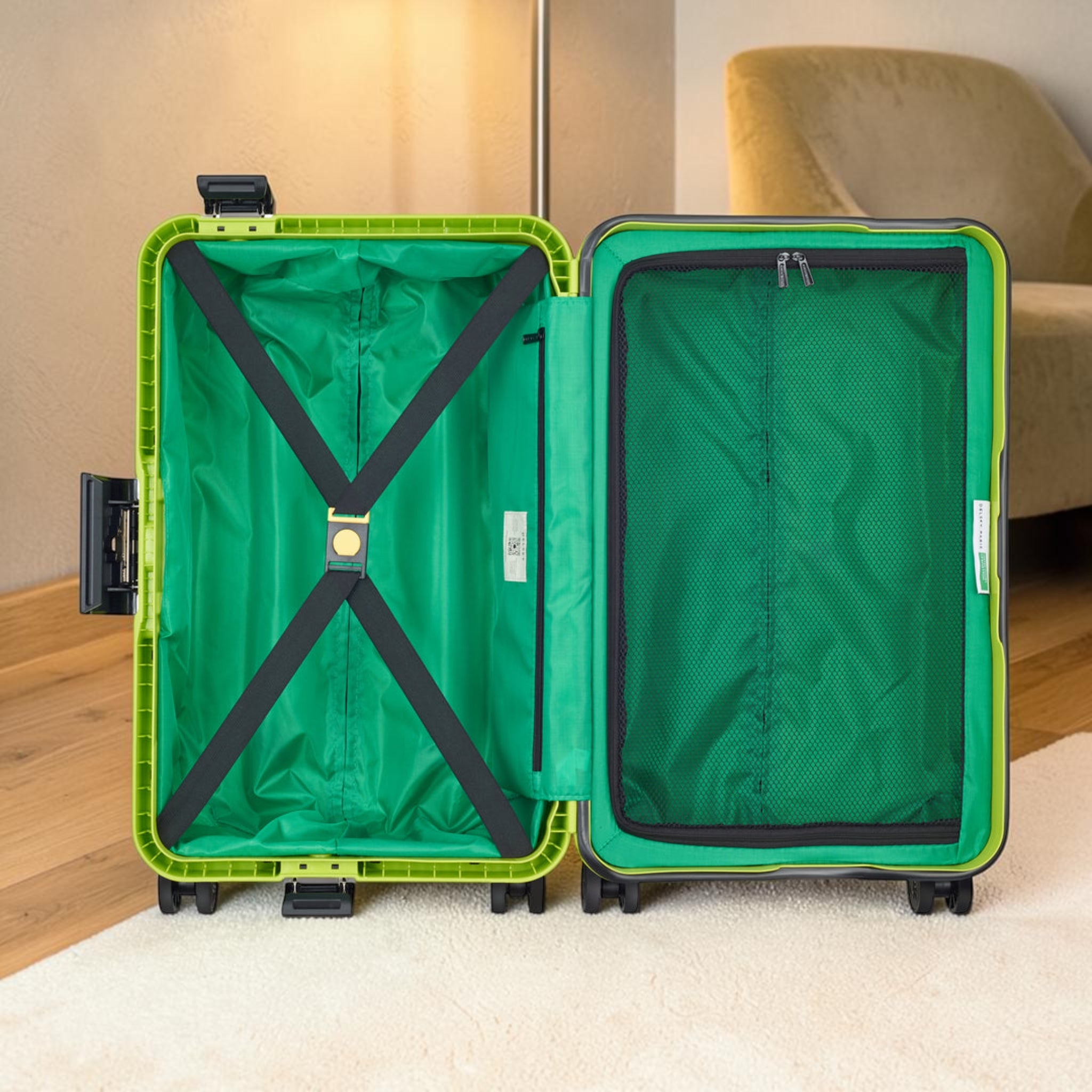 Delsey x Benetton | Color Block Hardside Luggage - LIMITED STOCK