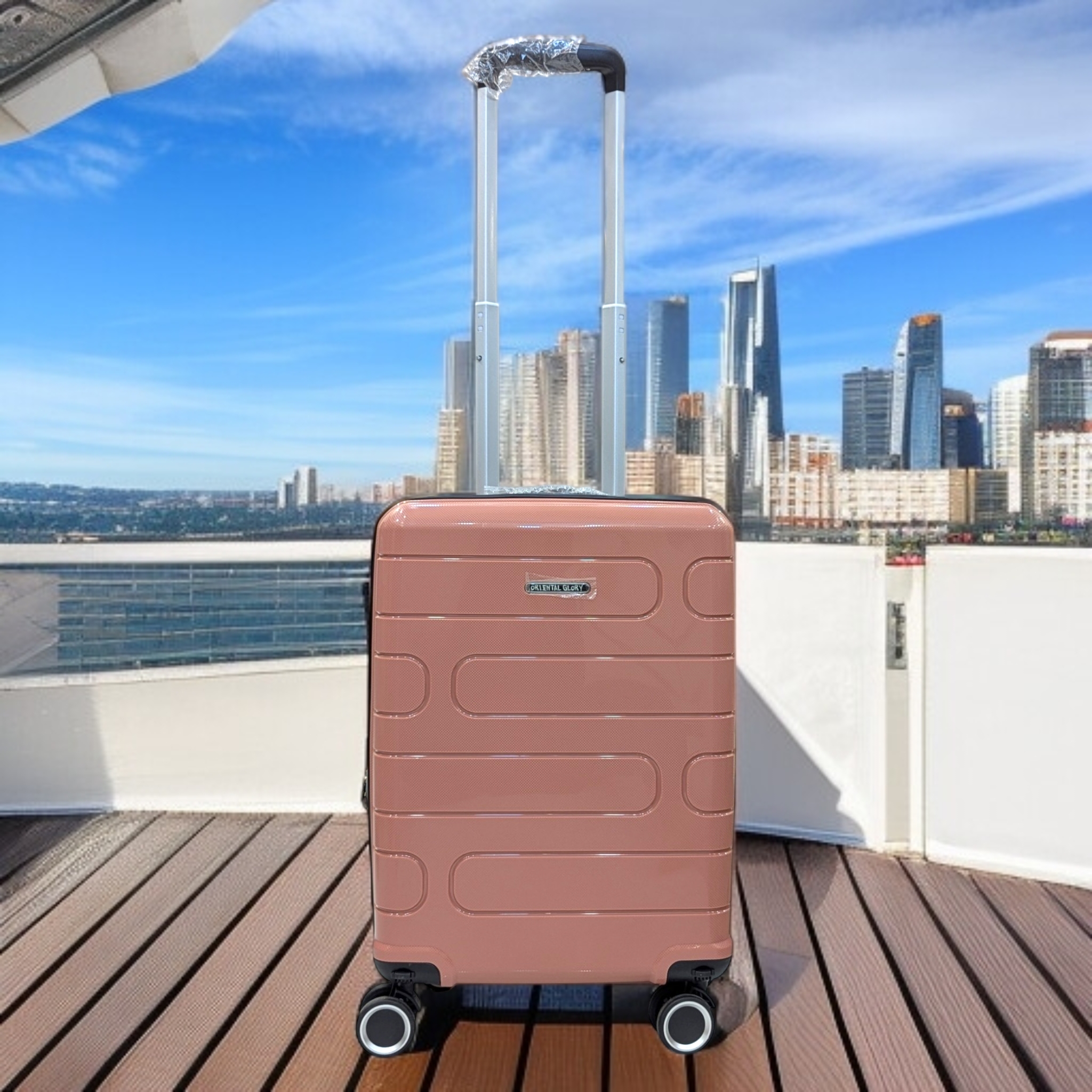 Polypropylene Cabin Luggage | Detachable Wheels | Expandable - HL 57445 - Haris Luggage