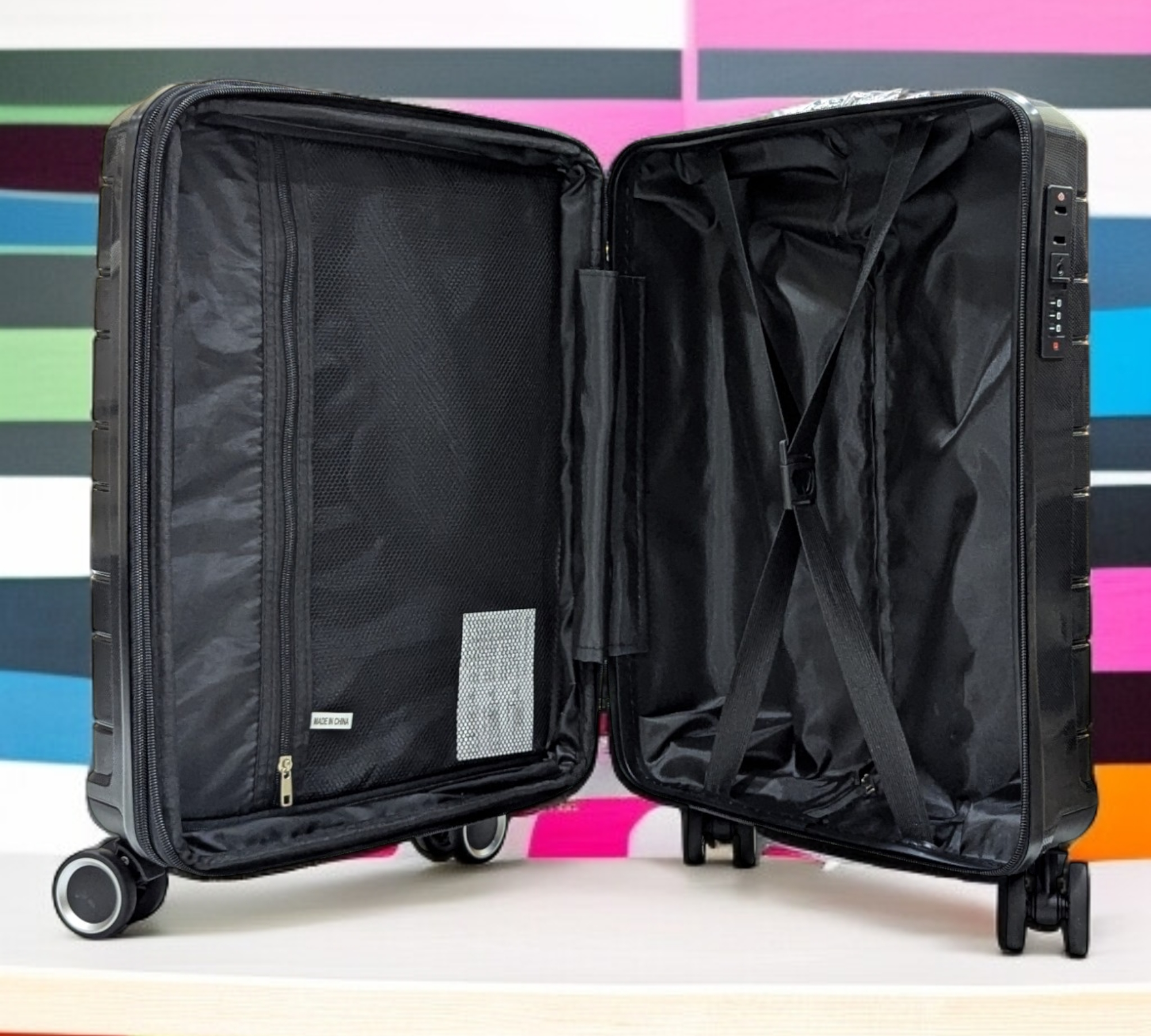 Polypropylene Cabin Luggage | Detachable Wheels | Expandable - HL 57445 - Haris Luggage