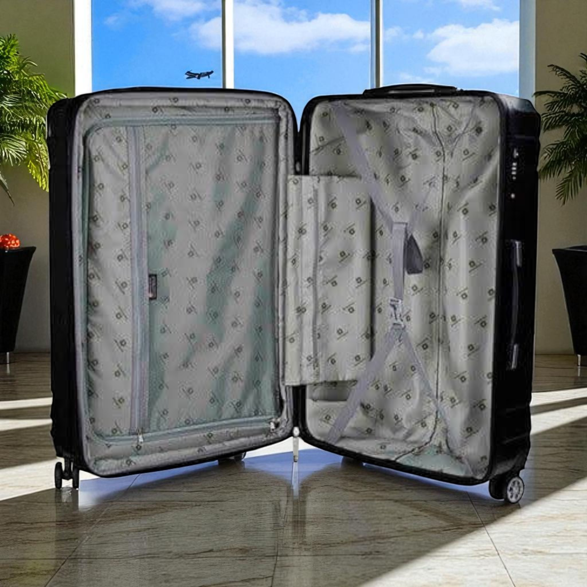 Swiss Gear Luggage | Laptop Compartment | Lightweight | TSA Approved - Haris Luggage