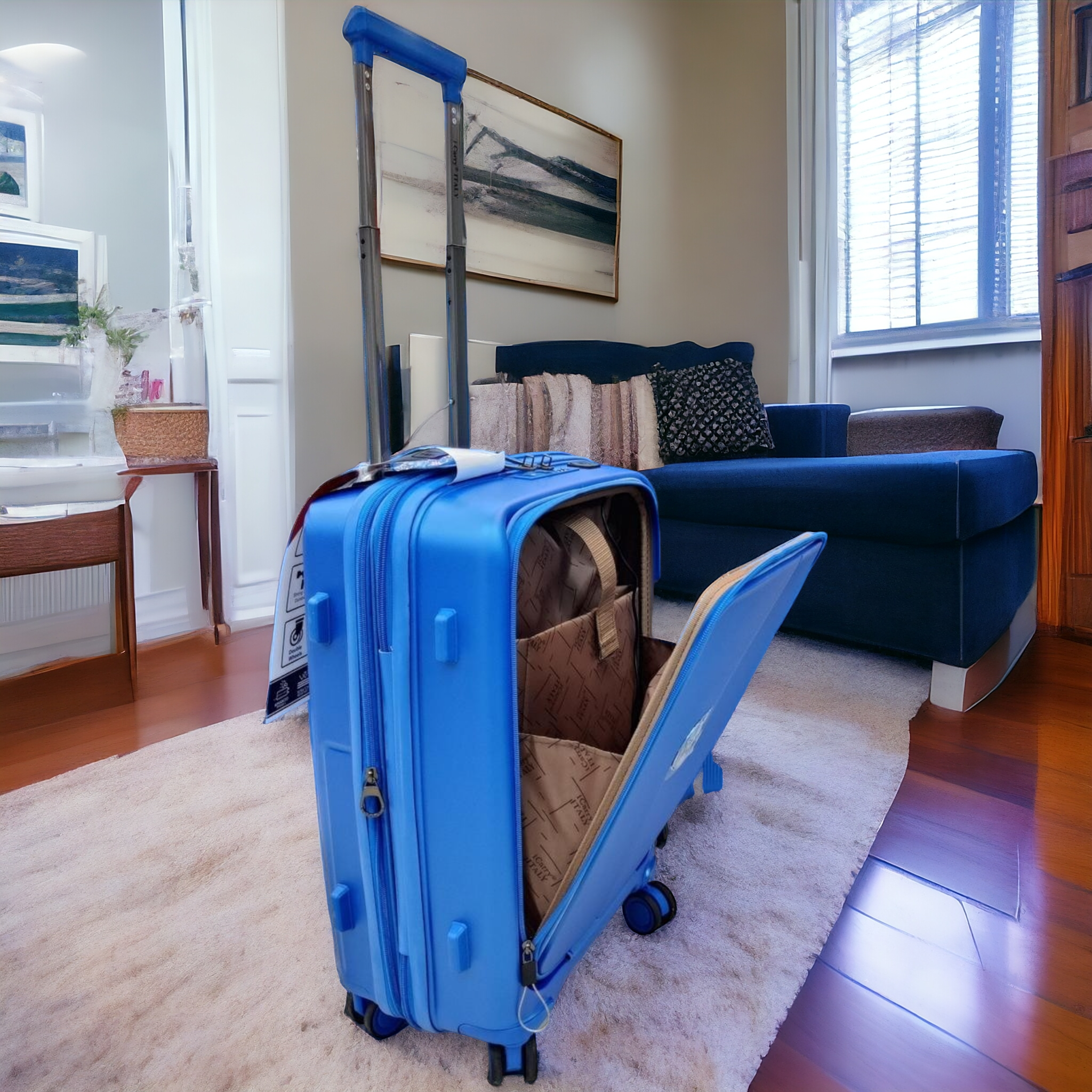 ICarry Italy - Front Opening | Laptop Compartment - Haris Luggage