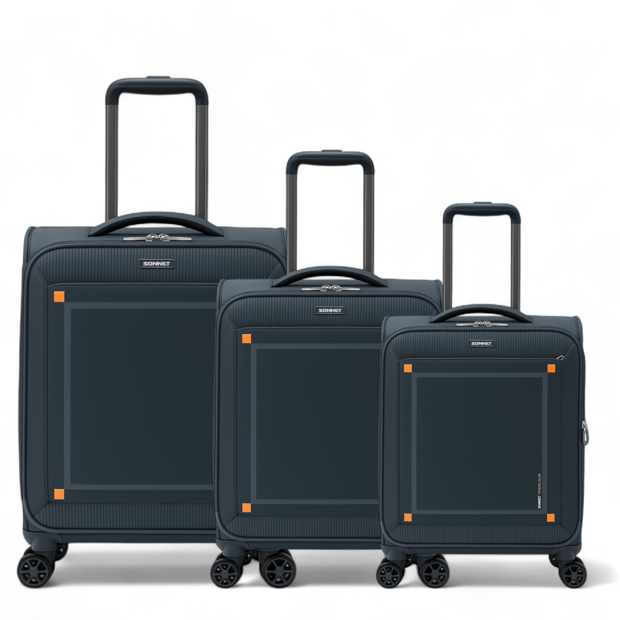 Sonnet Soft Luggage | TSA Approved Lock | Lightweight - Haris Luggage