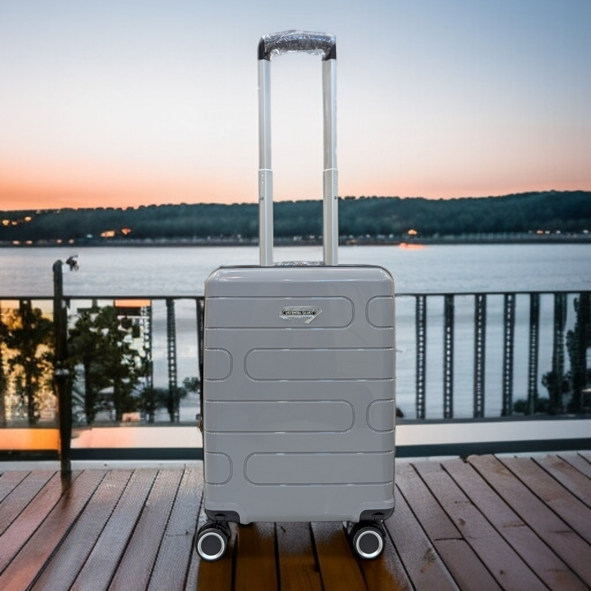 Polypropylene Cabin Luggage | Detachable Wheels | Expandable - HL 57445 - Haris Luggage