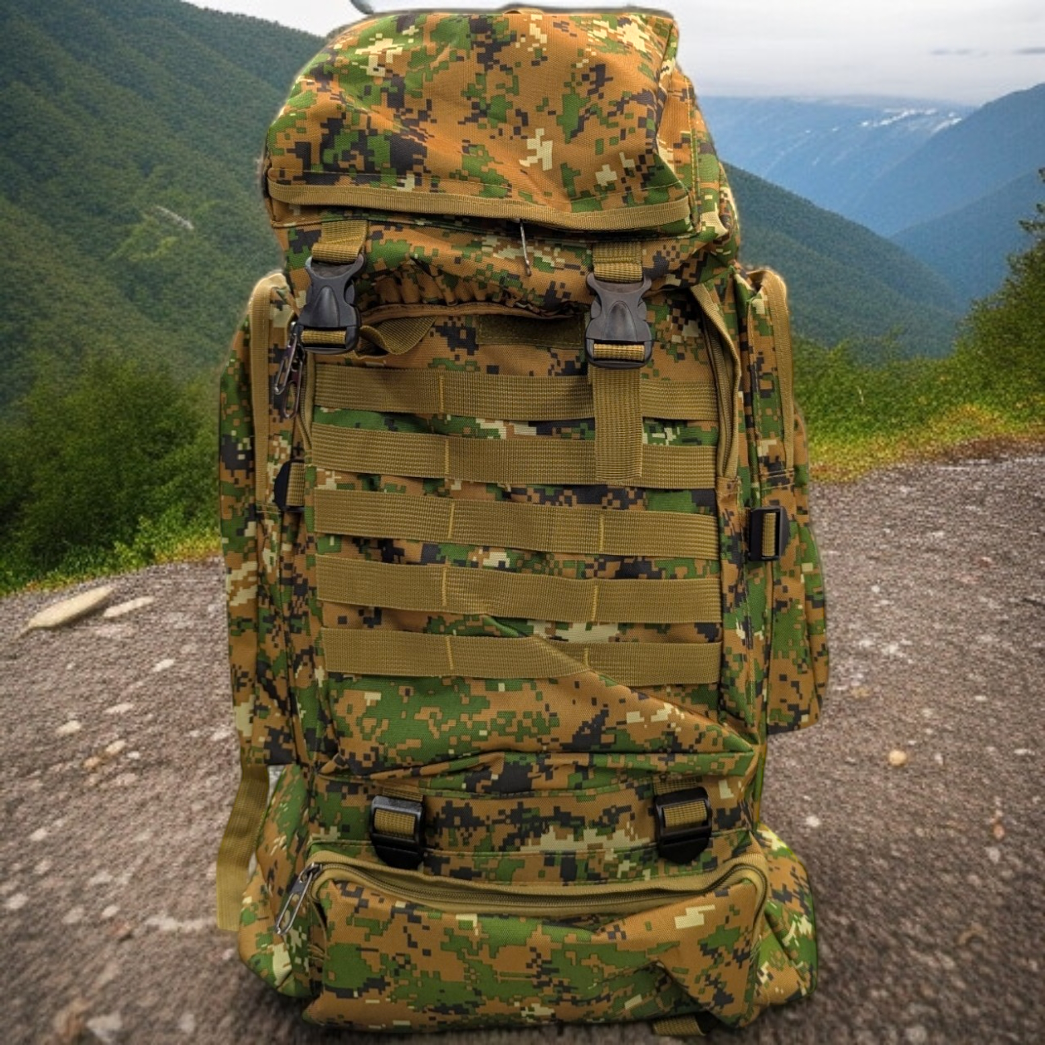 Ultimate 80L Military-Grade Hiking Backpack – Rugged & Spacious for Outdoor Adventures - Haris Luggage