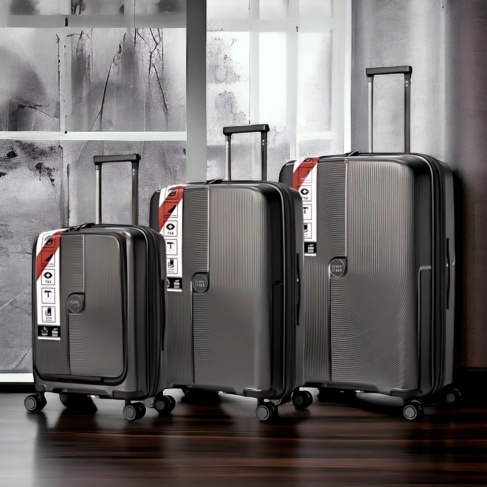 ICarry Italy - Front Opening | Laptop Compartment - Haris Luggage