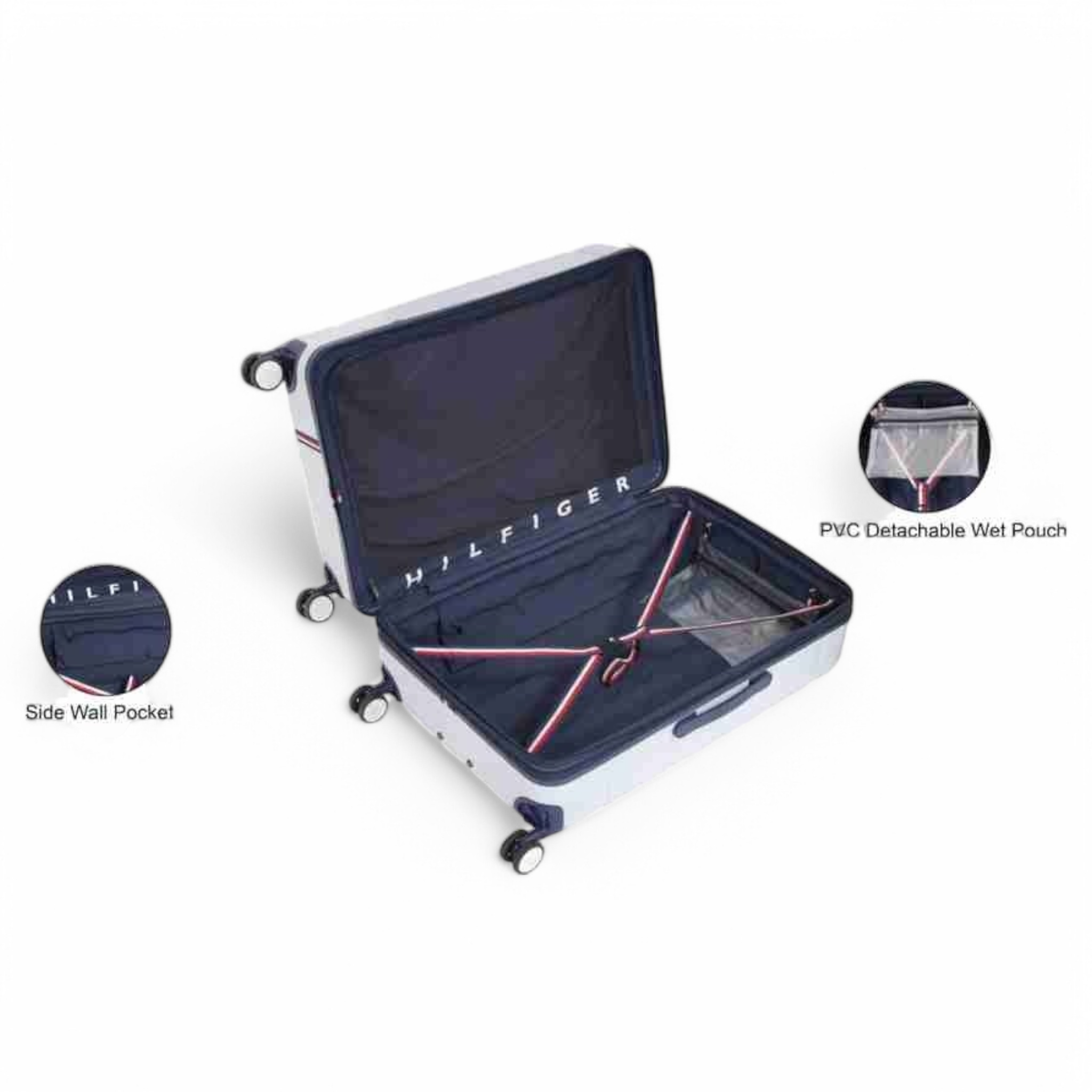 Original Tommy Hilfiger Premium Polycarbonate Luggage | Luxury Choice - Haris Luggage