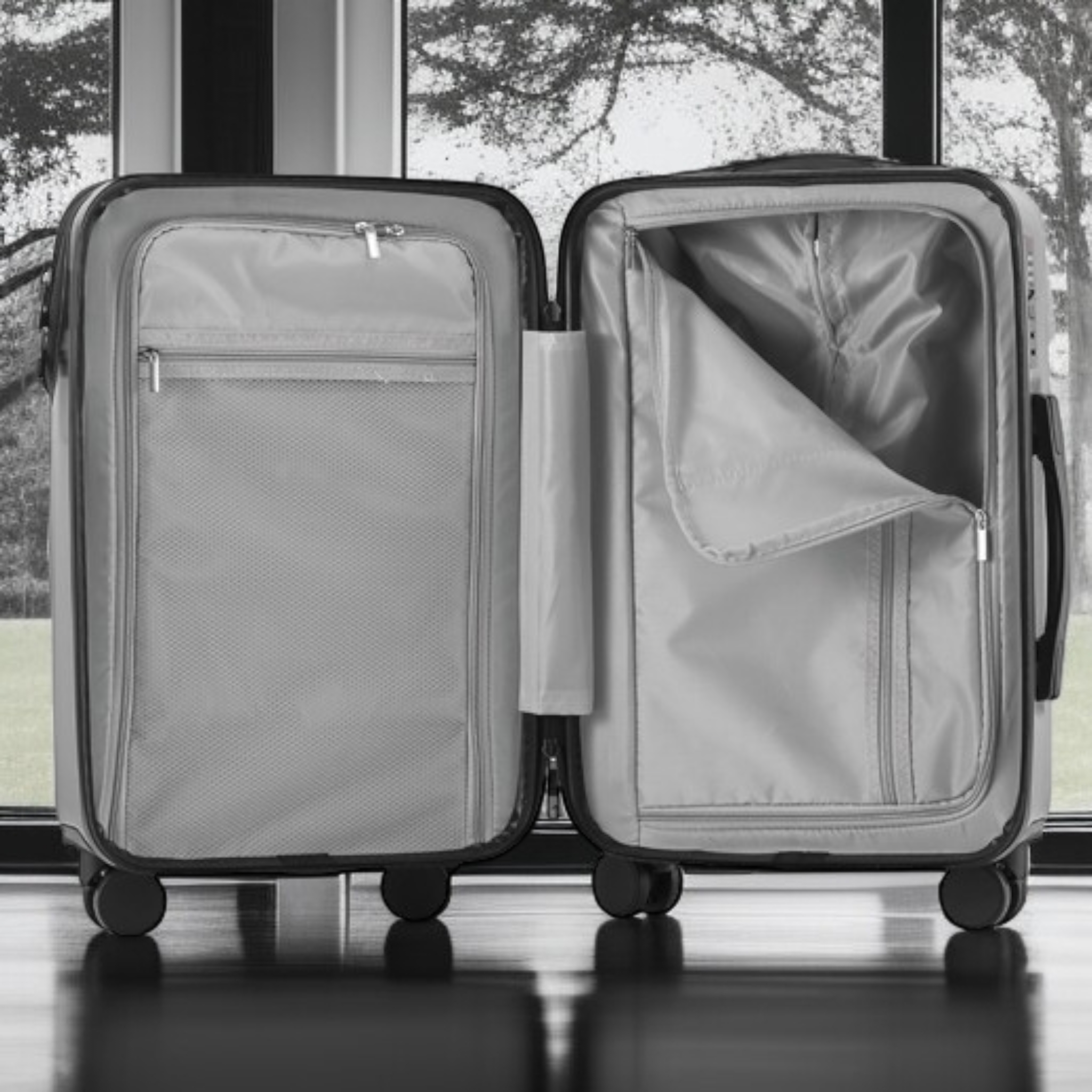 Aluminum Style Premium Luggage | Front Opening | HL 11995 - Haris Luggage