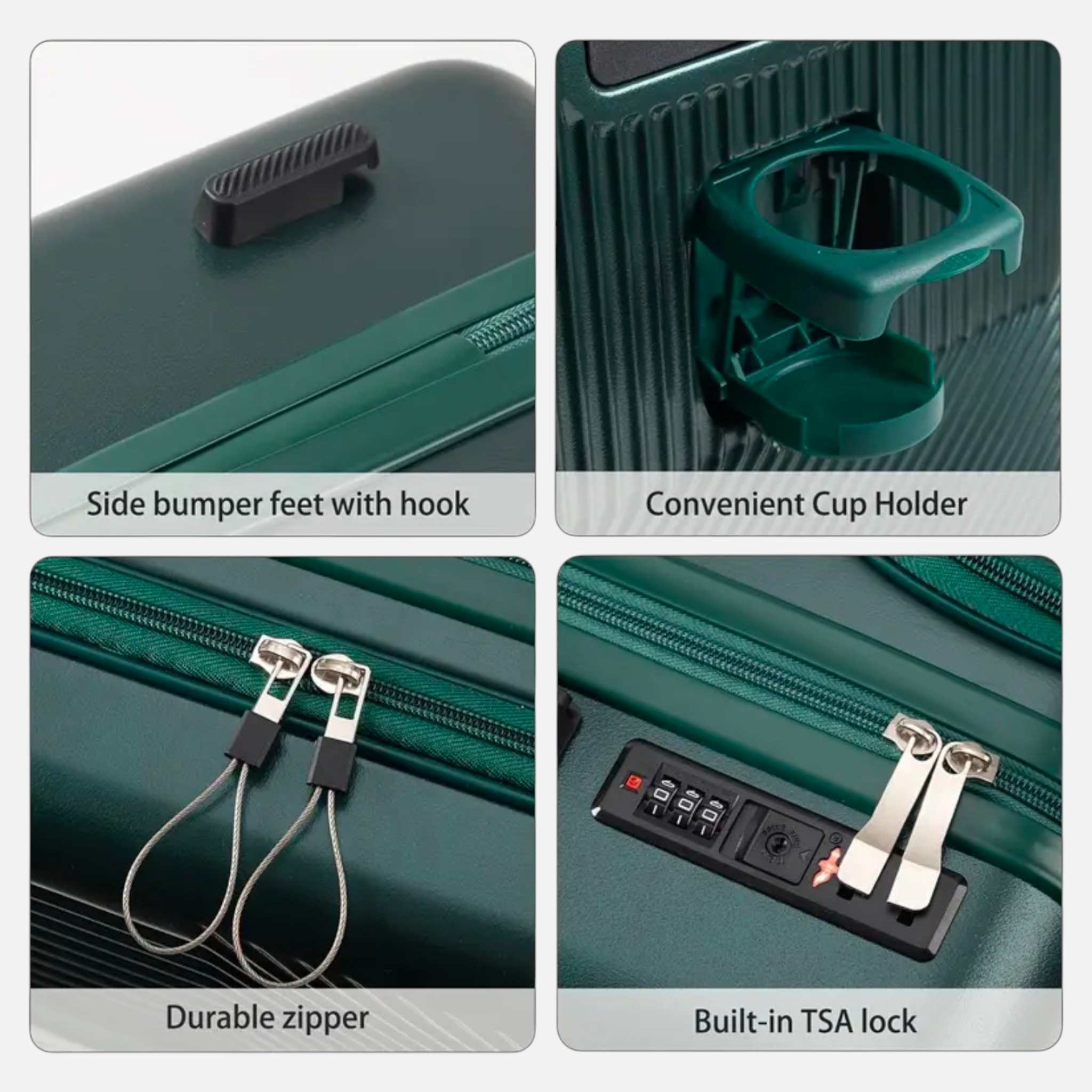 Aluminum Style Premium Luggage | Front Opening | HL 11995 - Haris Luggage