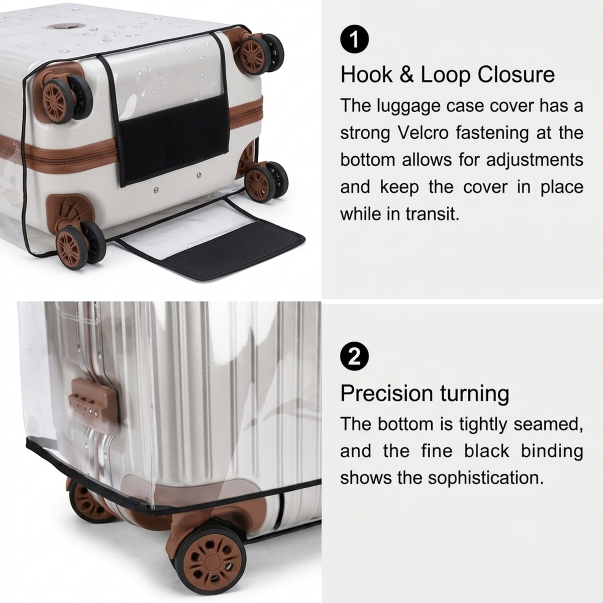 Transparent Waterproof Luggage Covers