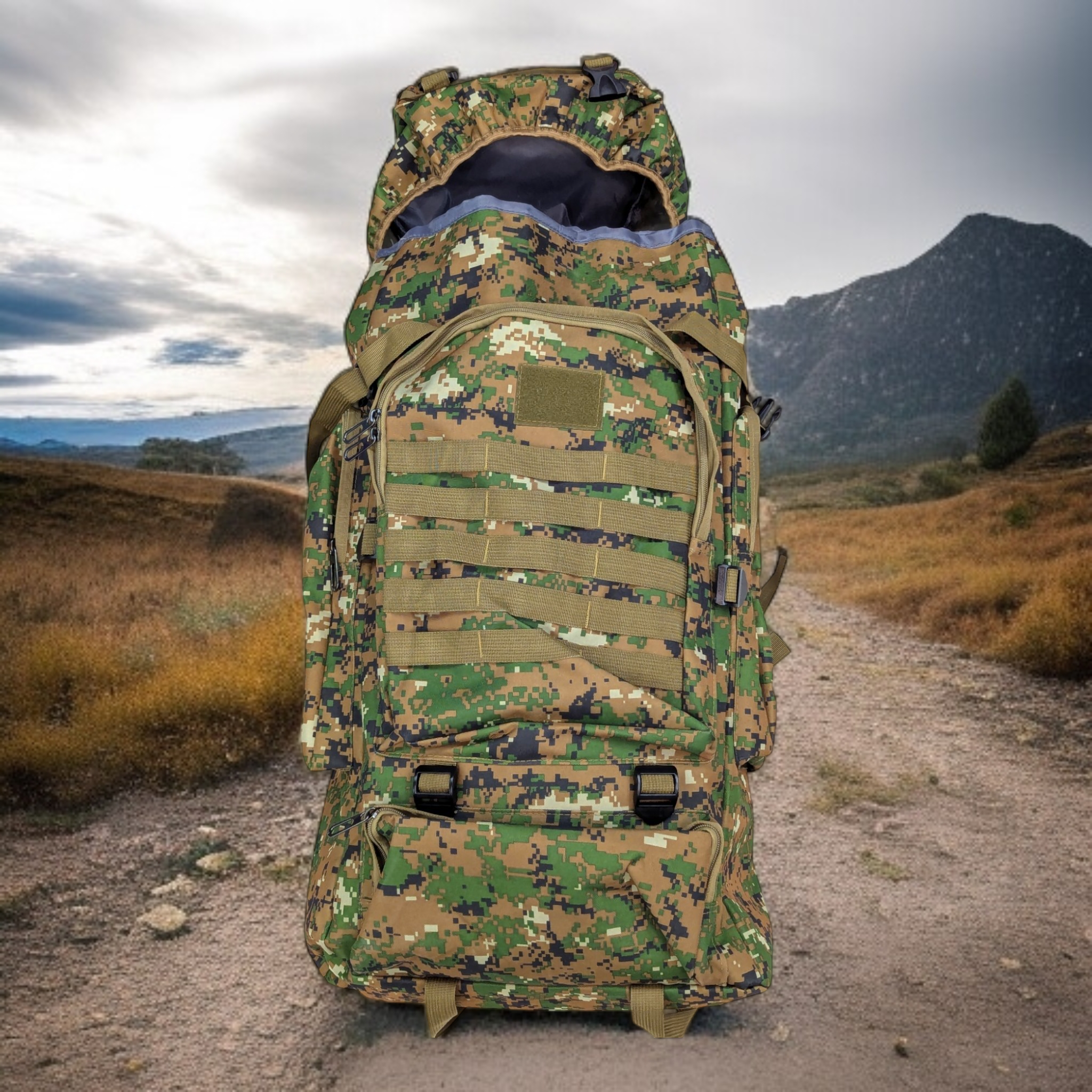 Ultimate 80L Military-Grade Hiking Backpack – Rugged & Spacious for Outdoor Adventures - Haris Luggage