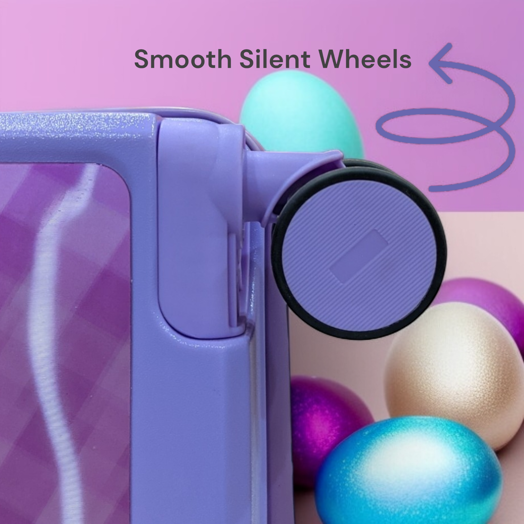 Kuromi 3D Character Kid's Cabin Luggage | Premium Quality | Concealed Lock - Haris Luggage