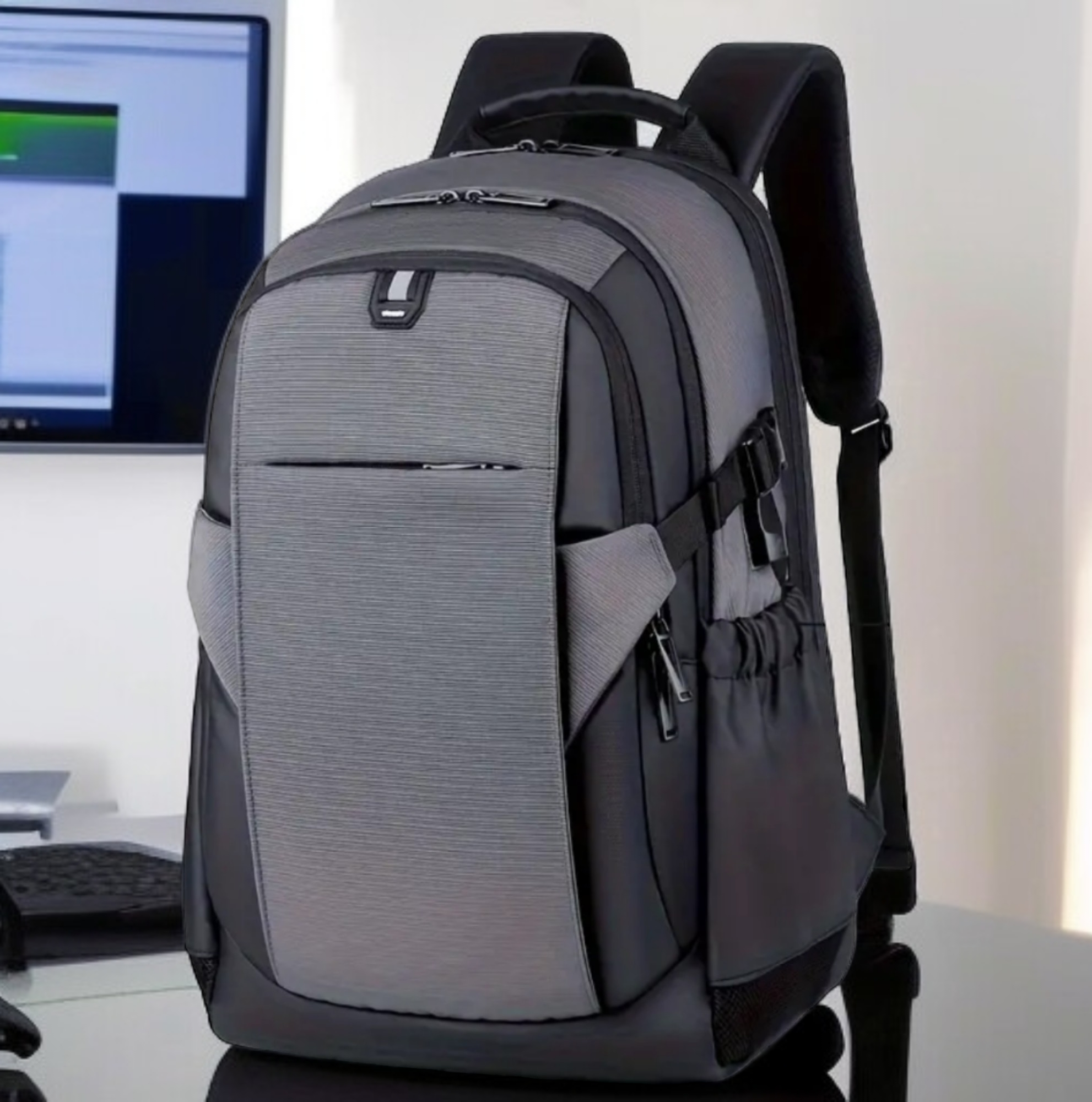 Oxford Material Casual Backpack | Perfect Fit for Laptop & Daily Use - HL 28667 - Haris Luggage