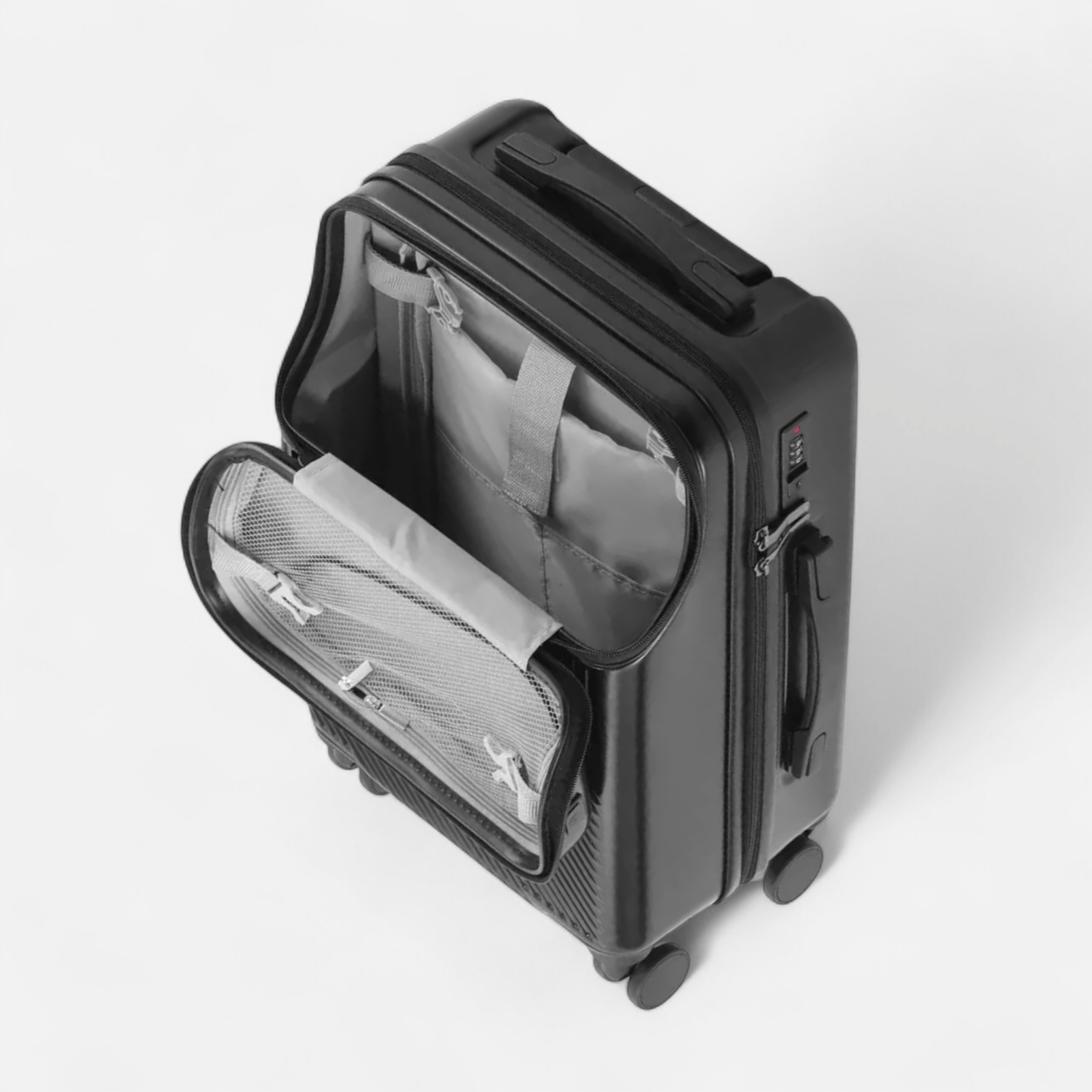 Aluminum Style Premium Luggage | Front Opening | HL 11995 - Haris Luggage