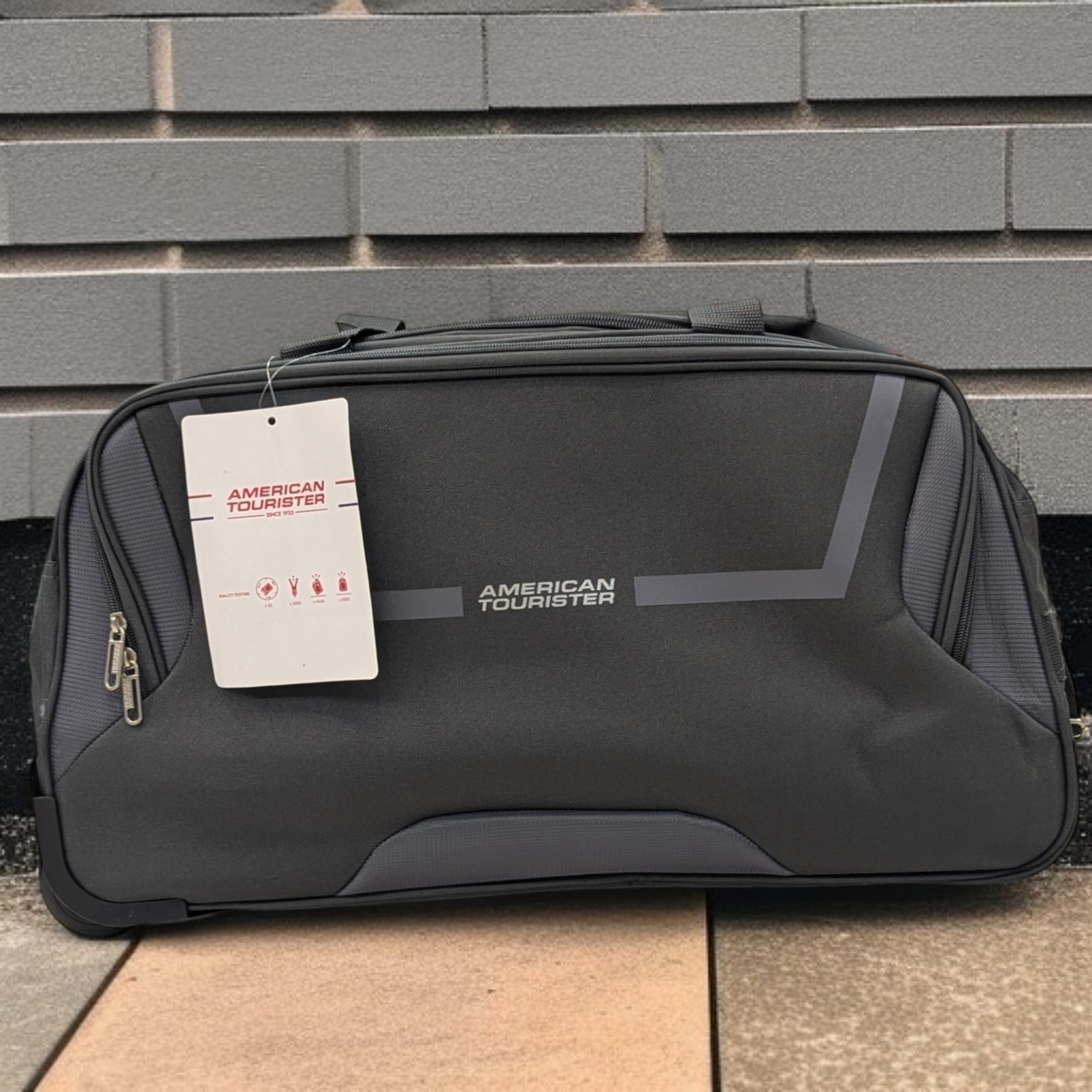 American Tourister Trolley Duffel Bag | Lightweight - Haris Luggage