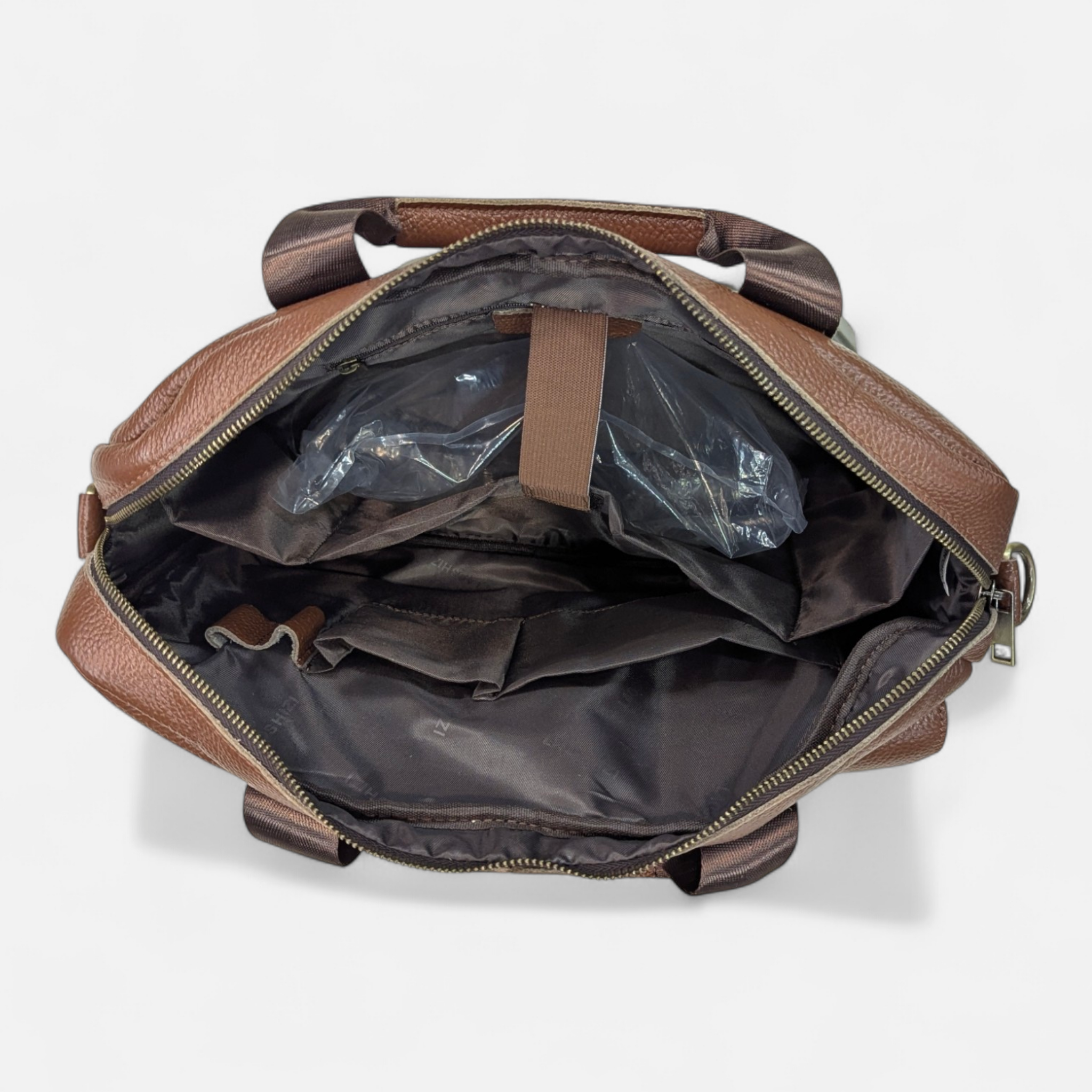 Original Leather Briefcase with Shoulder Strap | Premium Quality | HL 11679 - Haris Luggage