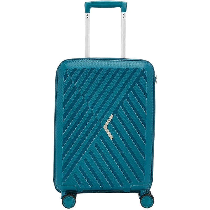 VIP Xlite PP luggage Pakistan in teal with durable design and smooth-rolling wheels
