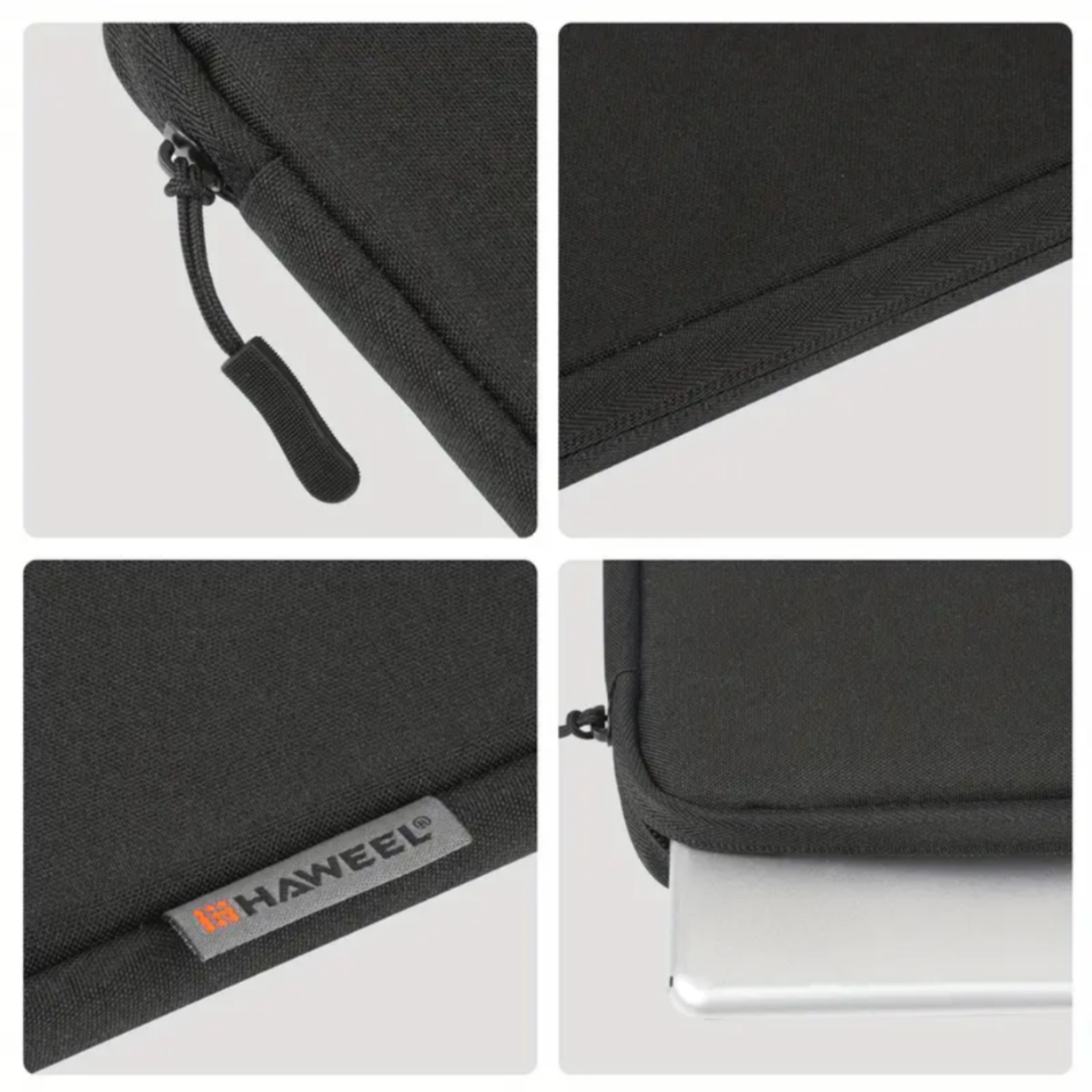 Haweel Black Laptop Sleeve | Perfect Fit for 15-Inch Laptops