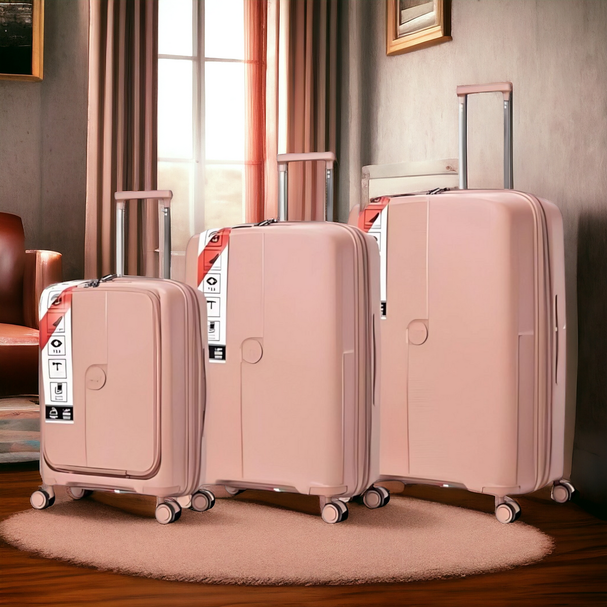 ICarry Italy - Front Opening | Laptop Compartment - Haris Luggage