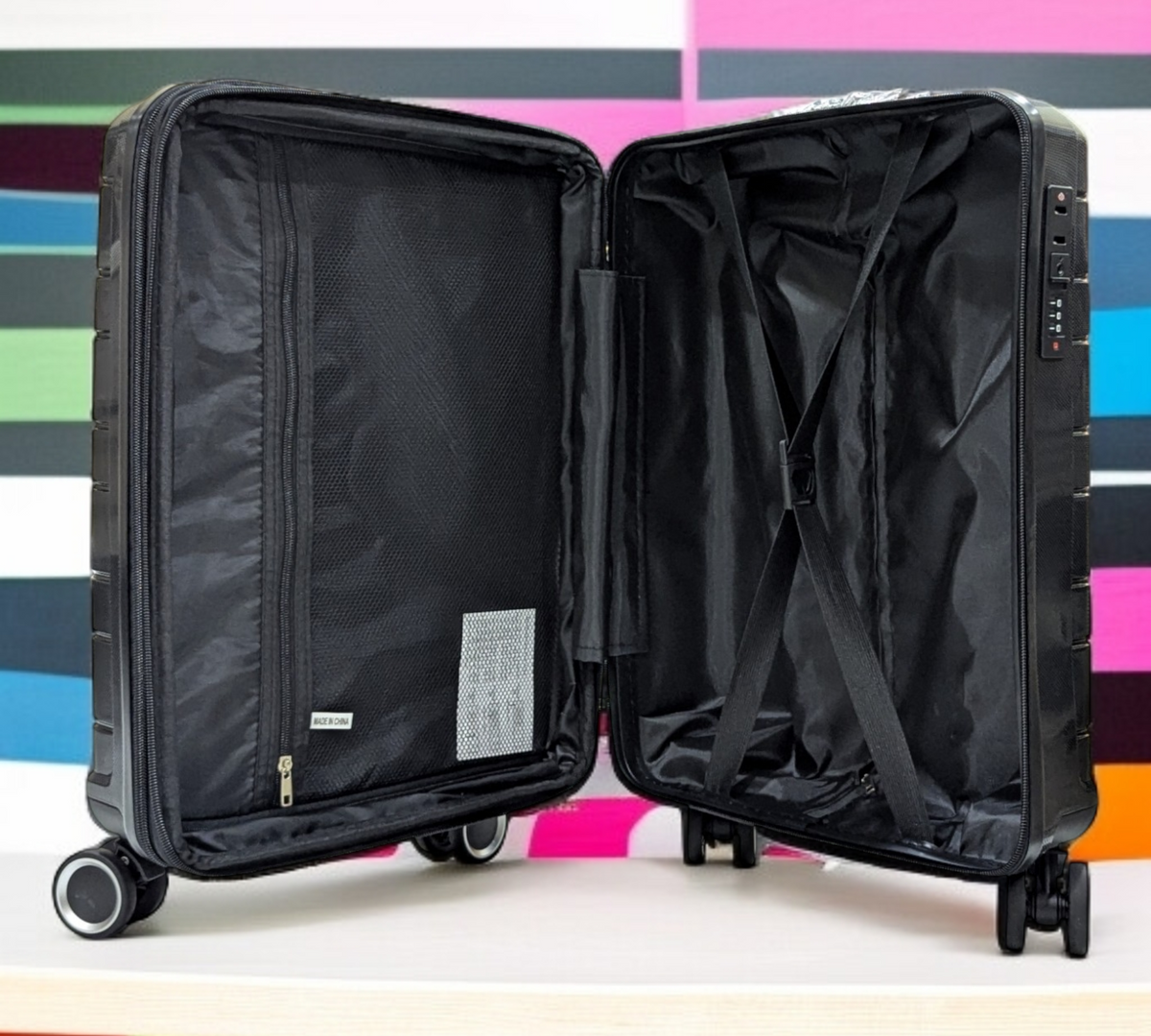Polypropylene Cabin Luggage | Detachable Wheels | Expandable - HL 57445 - Haris Luggage