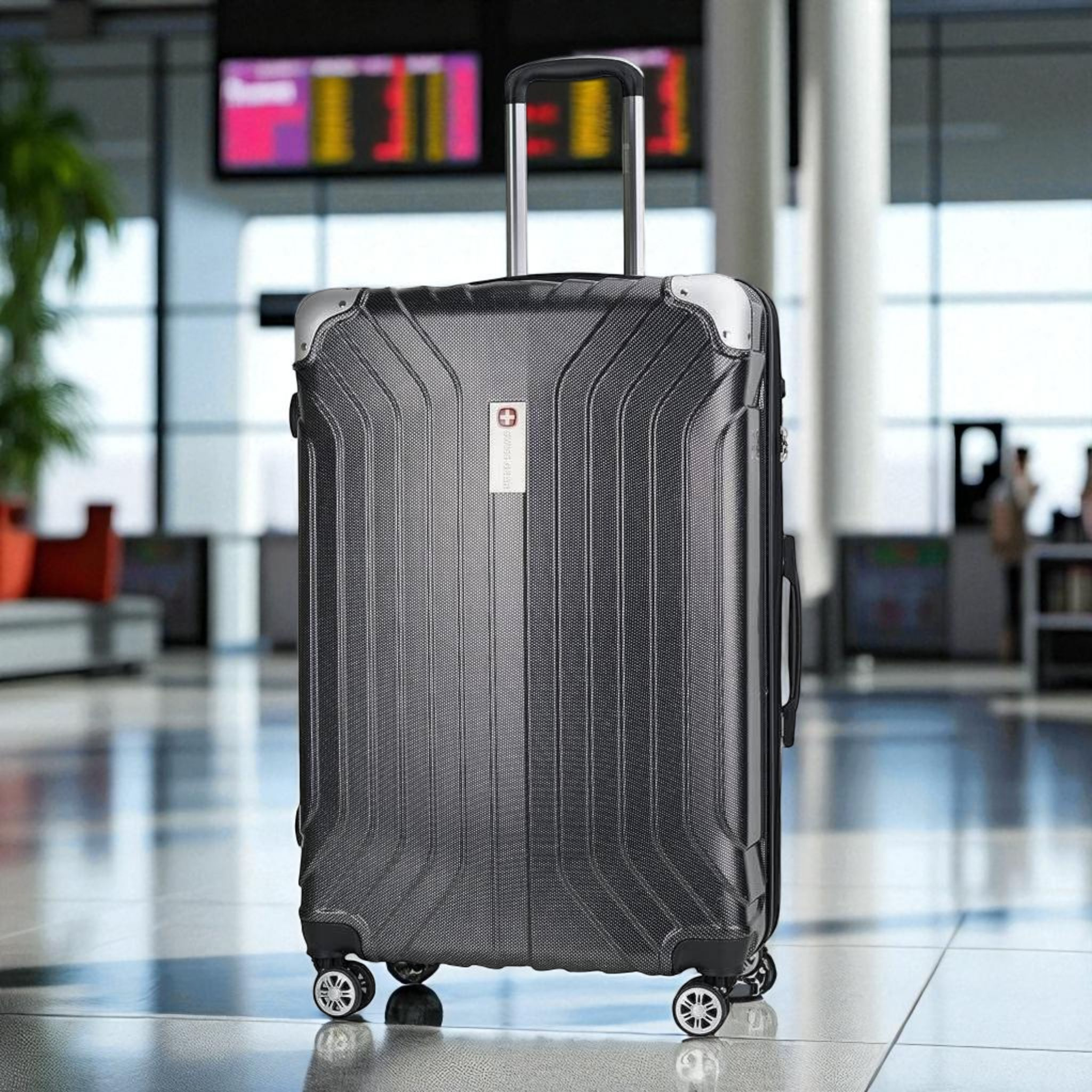 Swiss Gear Luggage | Laptop Compartment | Lightweight | TSA Approved - Haris Luggage