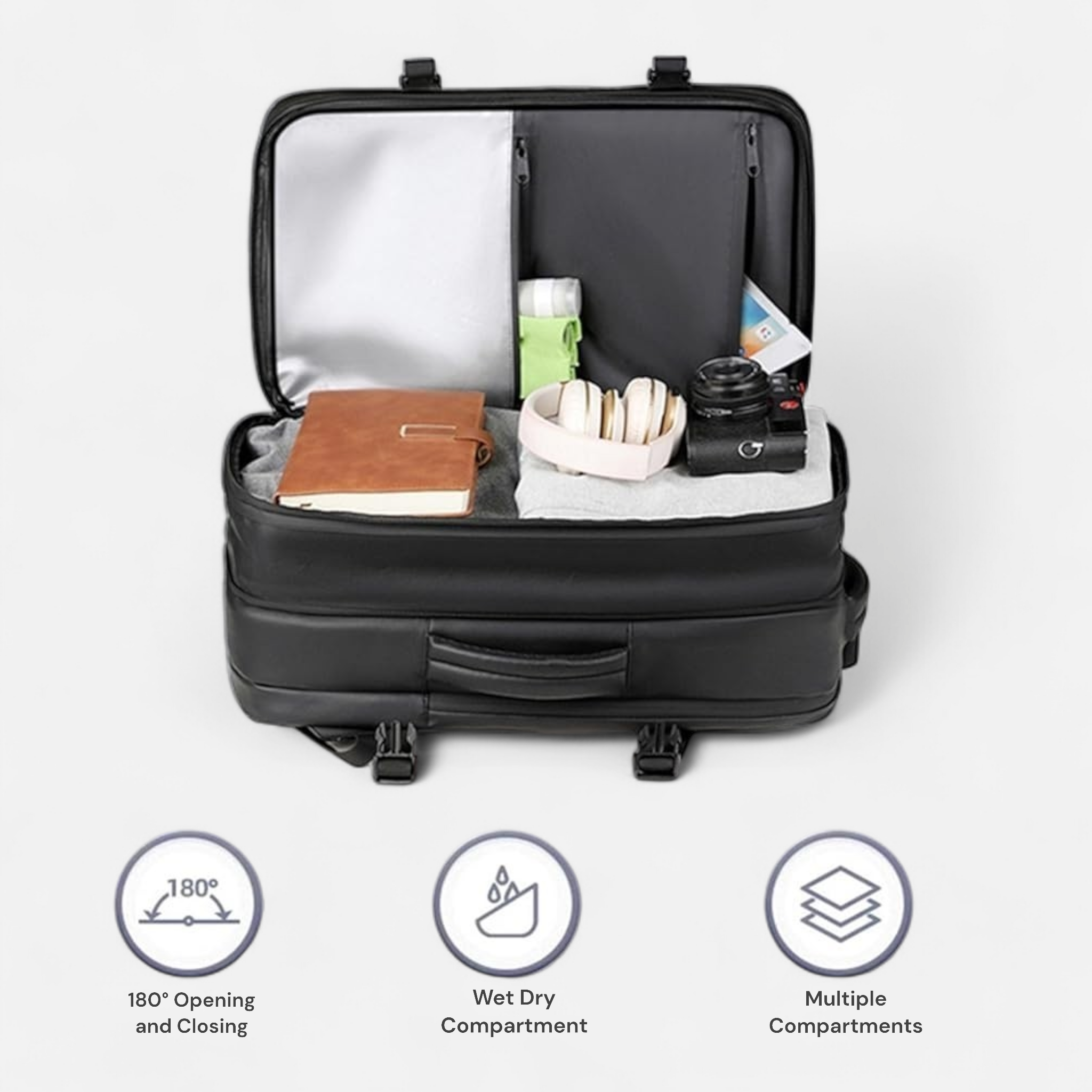 Vaccum Backpack for Traveling | Premium Quality | HL 71820 | Vaccum Pump Included - Haris Luggage
