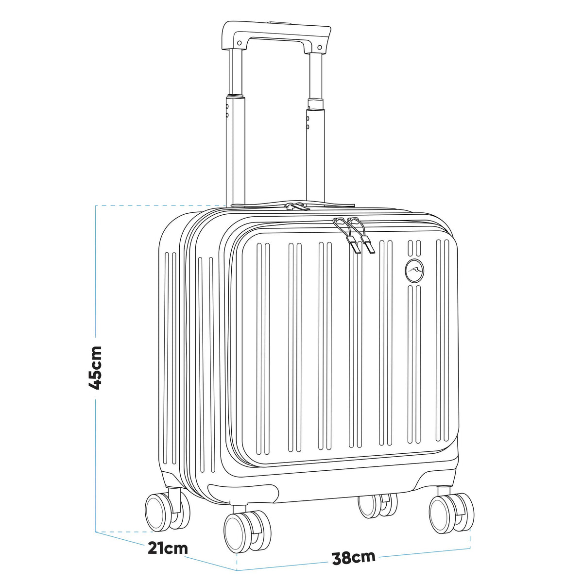 18" Business Crew bag | Hardtop Series