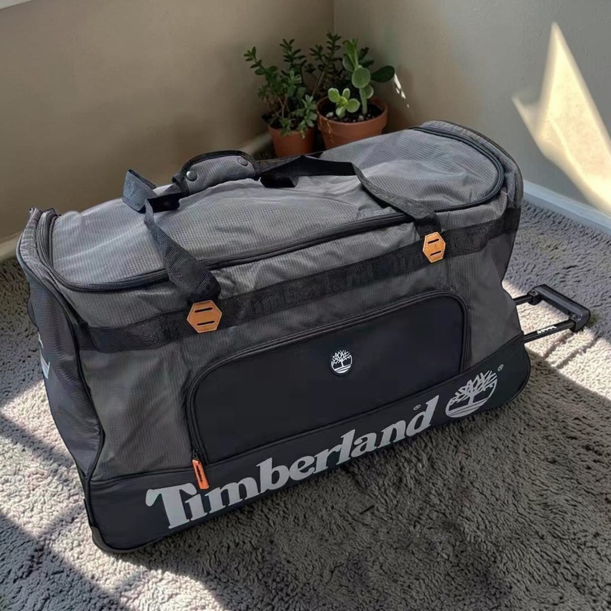 Original Timberland Trolley Duffel Bag | Spacious & Durable Premium Choice