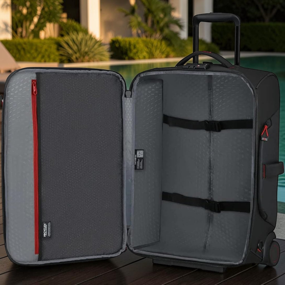 Samsonite Ecodiver Duffel Bag| TSA Lock Approved for Eco-Conscious Travelers
