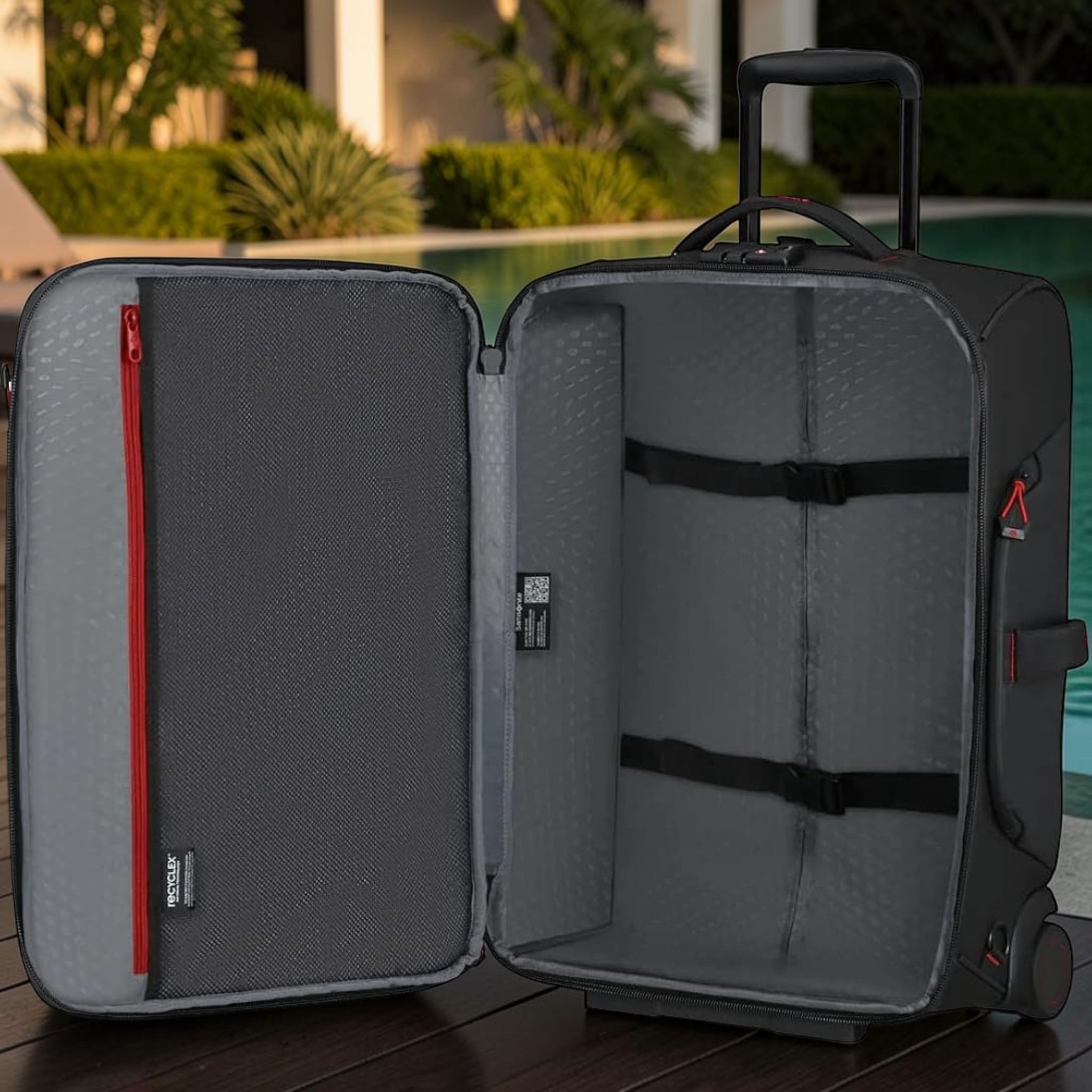 Samsonite Ecodiver Duffel Bag| TSA Lock Approved for Eco-Conscious Travelers