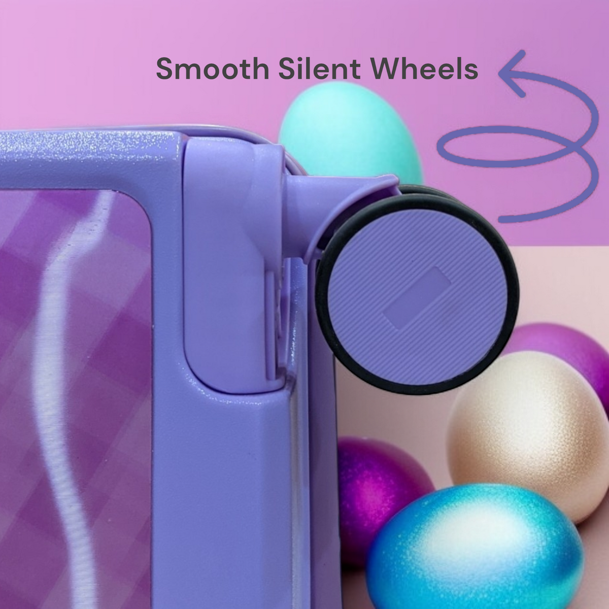 Kuromi 3D Character Kid's Cabin Luggage | Premium Quality | Concealed Lock - Haris Luggage