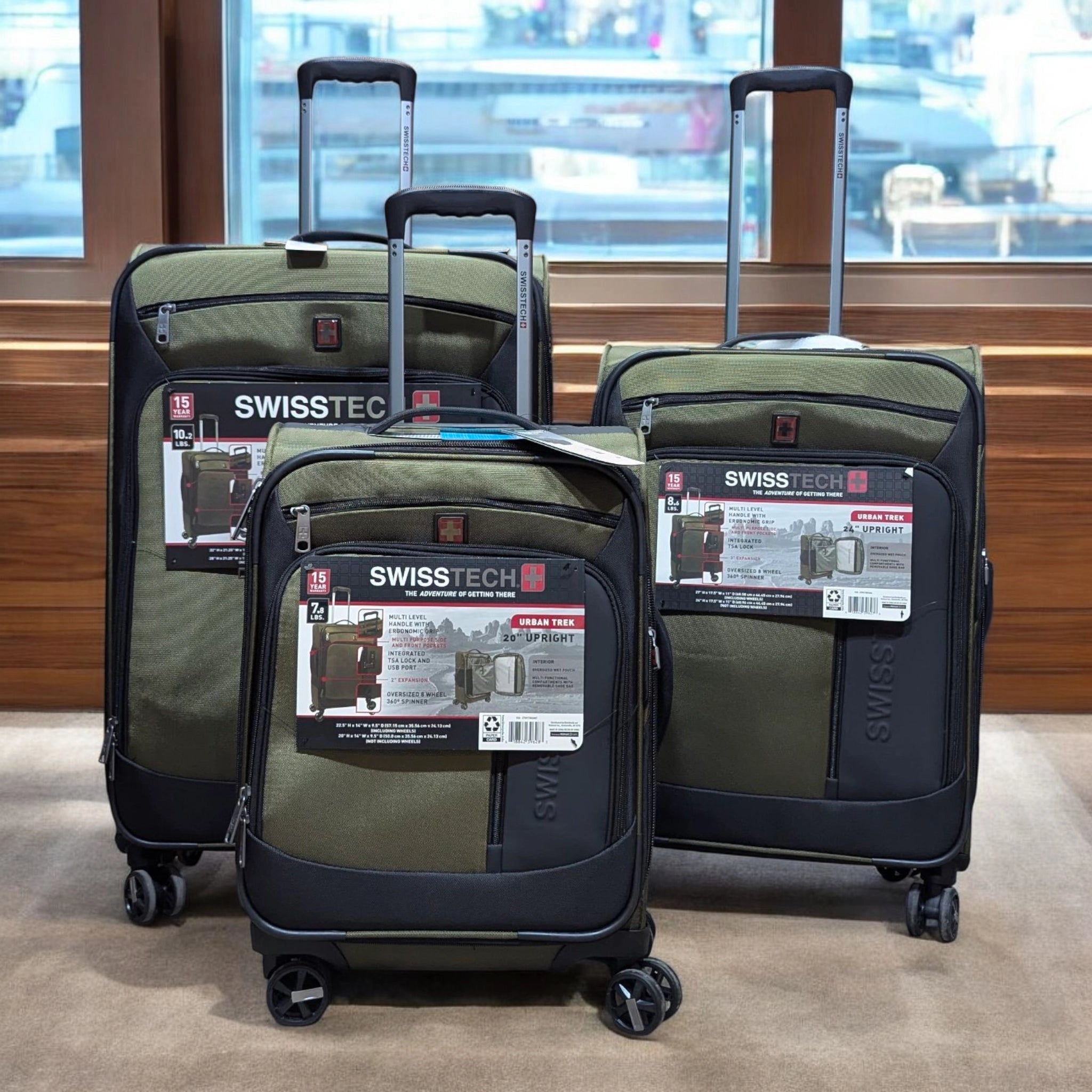 Swiss Tech Urban Luggage | Lightweight and Spacious - Best for Wedding and Travel.