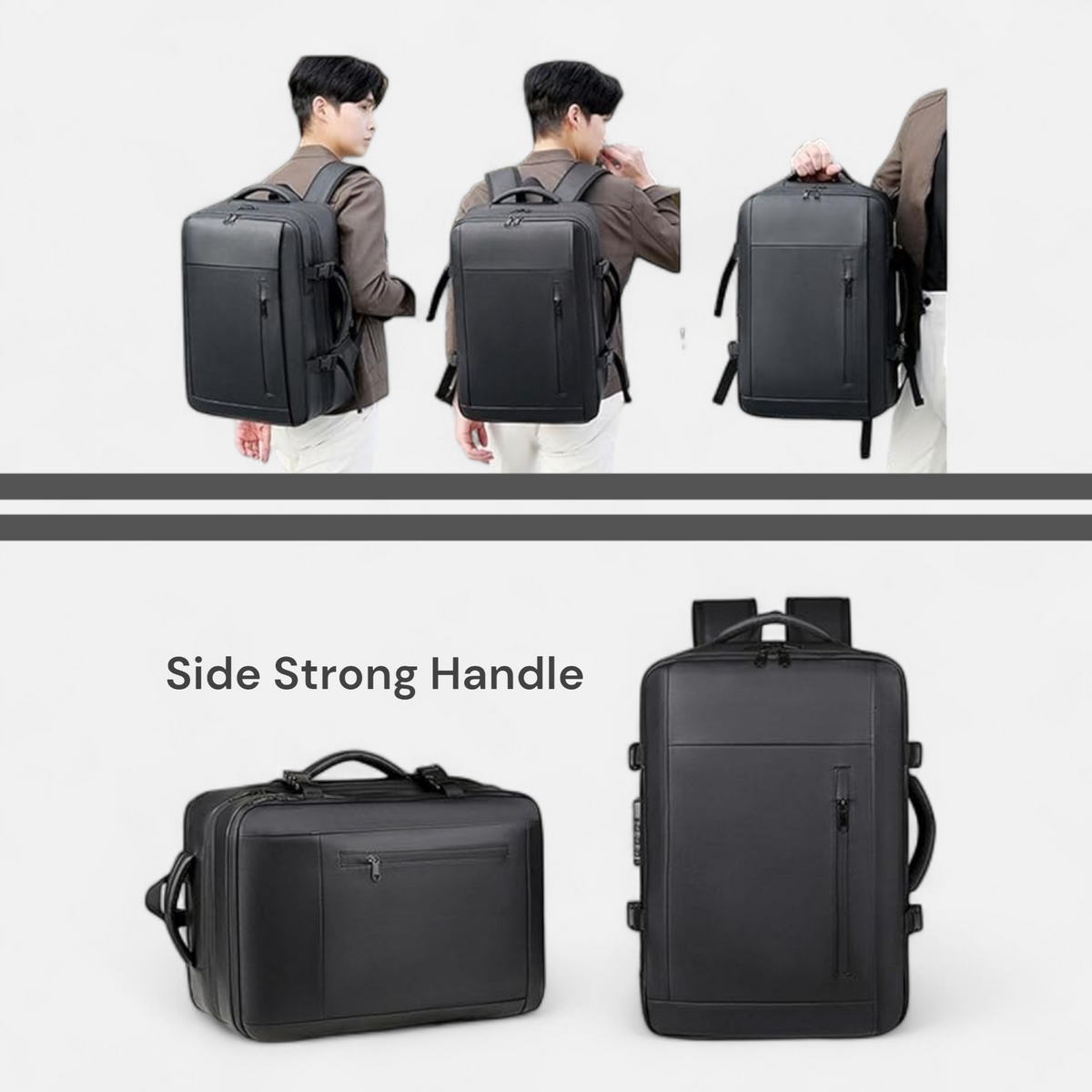 Vaccum Backpack for Traveling | Premium Quality | HL 71820 | Vaccum Pump Included - Haris Luggage