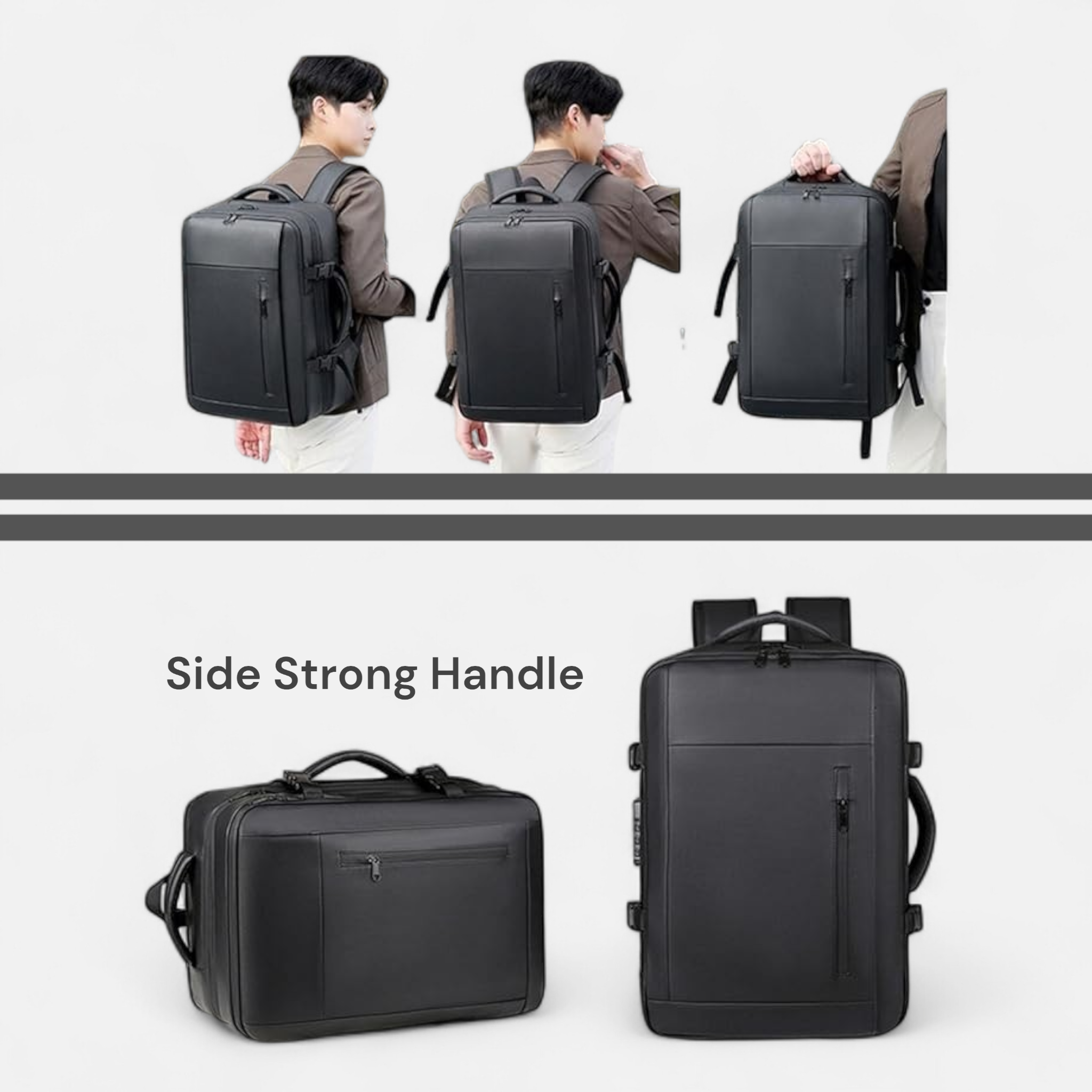 Vaccum Backpack for Traveling | Premium Quality | HL 71820 | Vaccum Pump Included - Haris Luggage