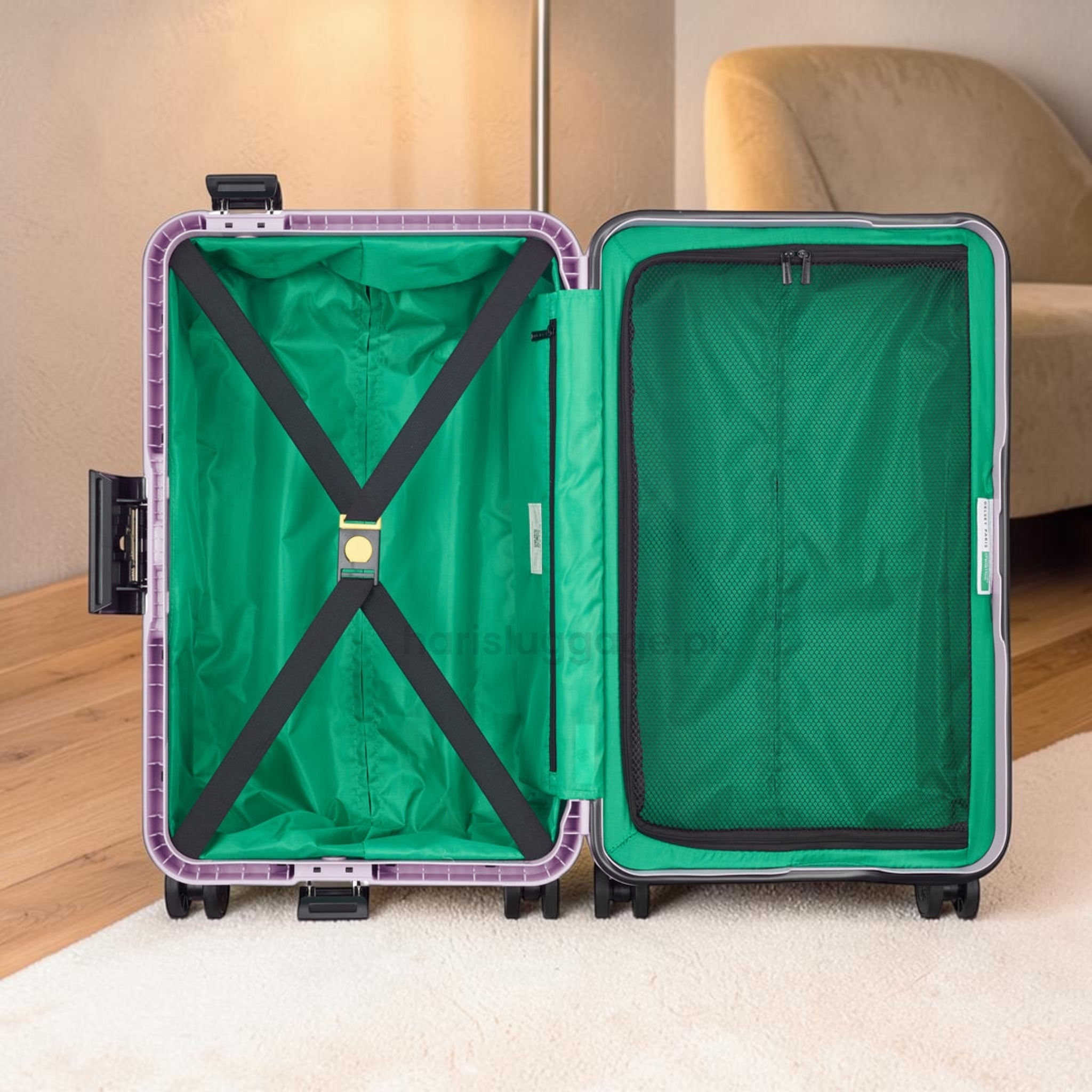 Delsey x Benetton | Color Block Hardside Luggage - LIMITED STOCK