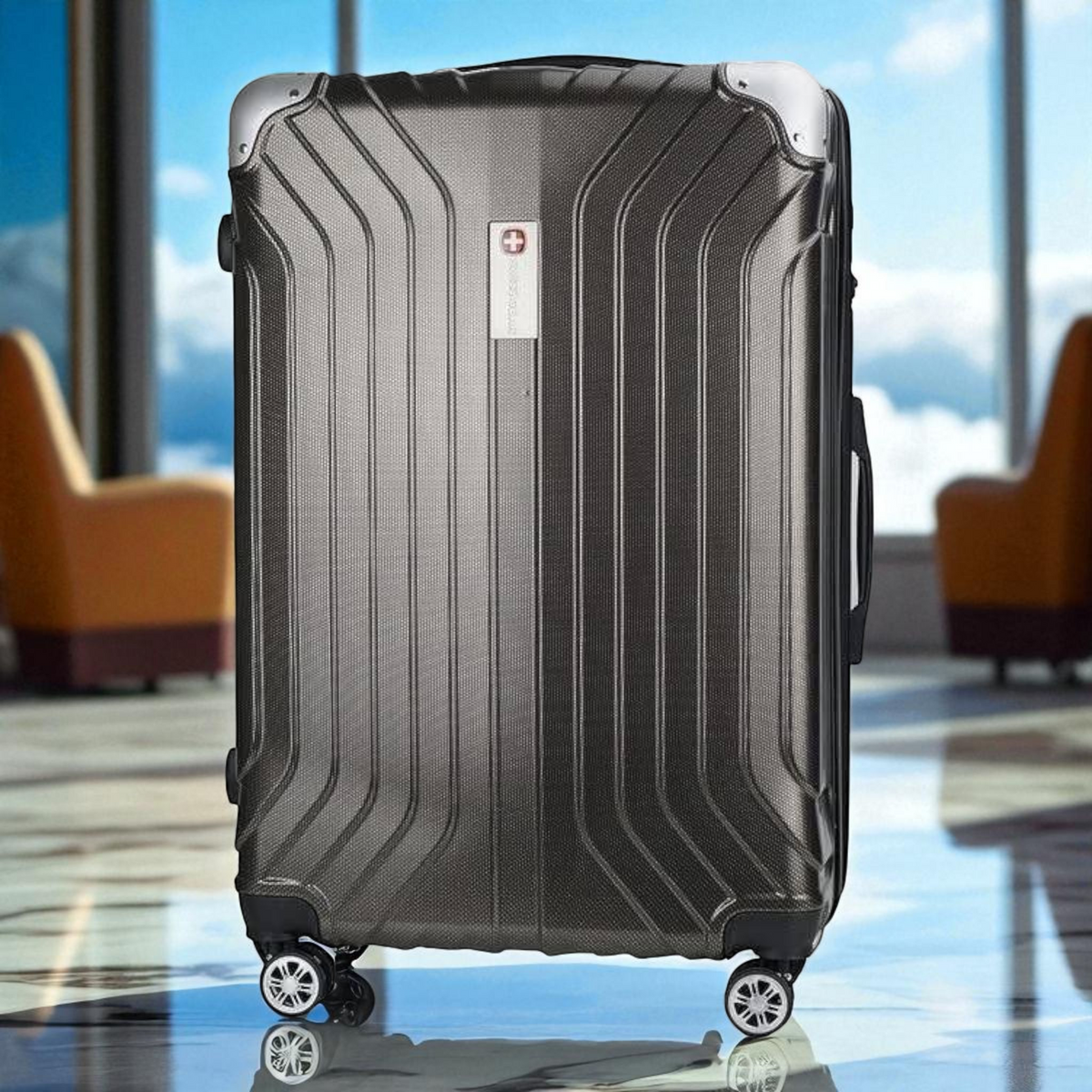 Swiss Gear Luggage | Laptop Compartment | Lightweight | TSA Approved - Haris Luggage
