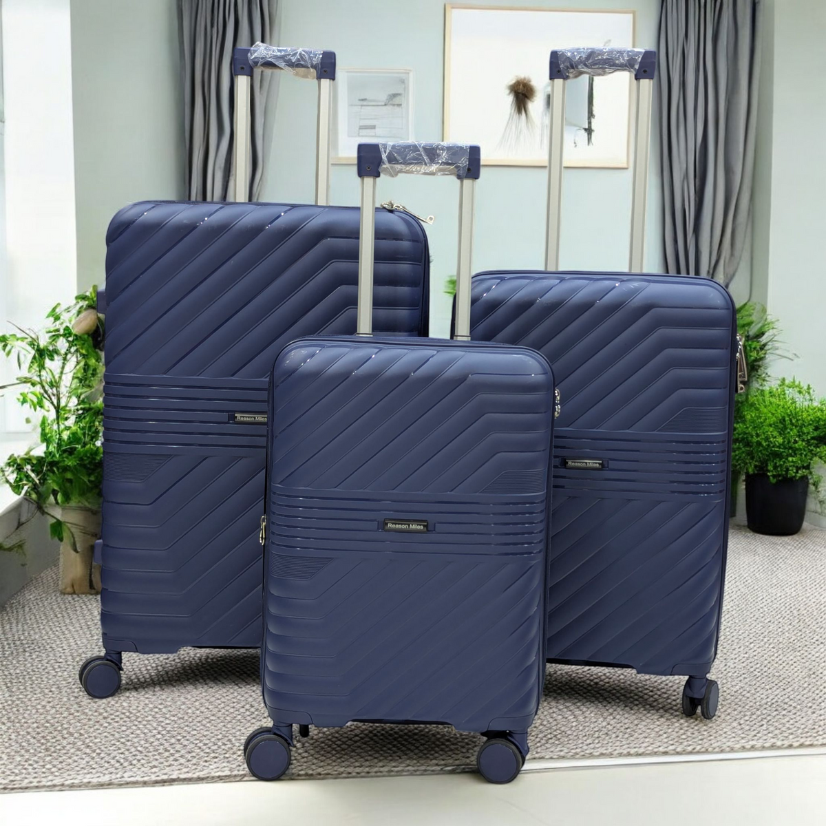 Reason Miles Fiber Luggage | TSA Approved | 1 Year Warranty