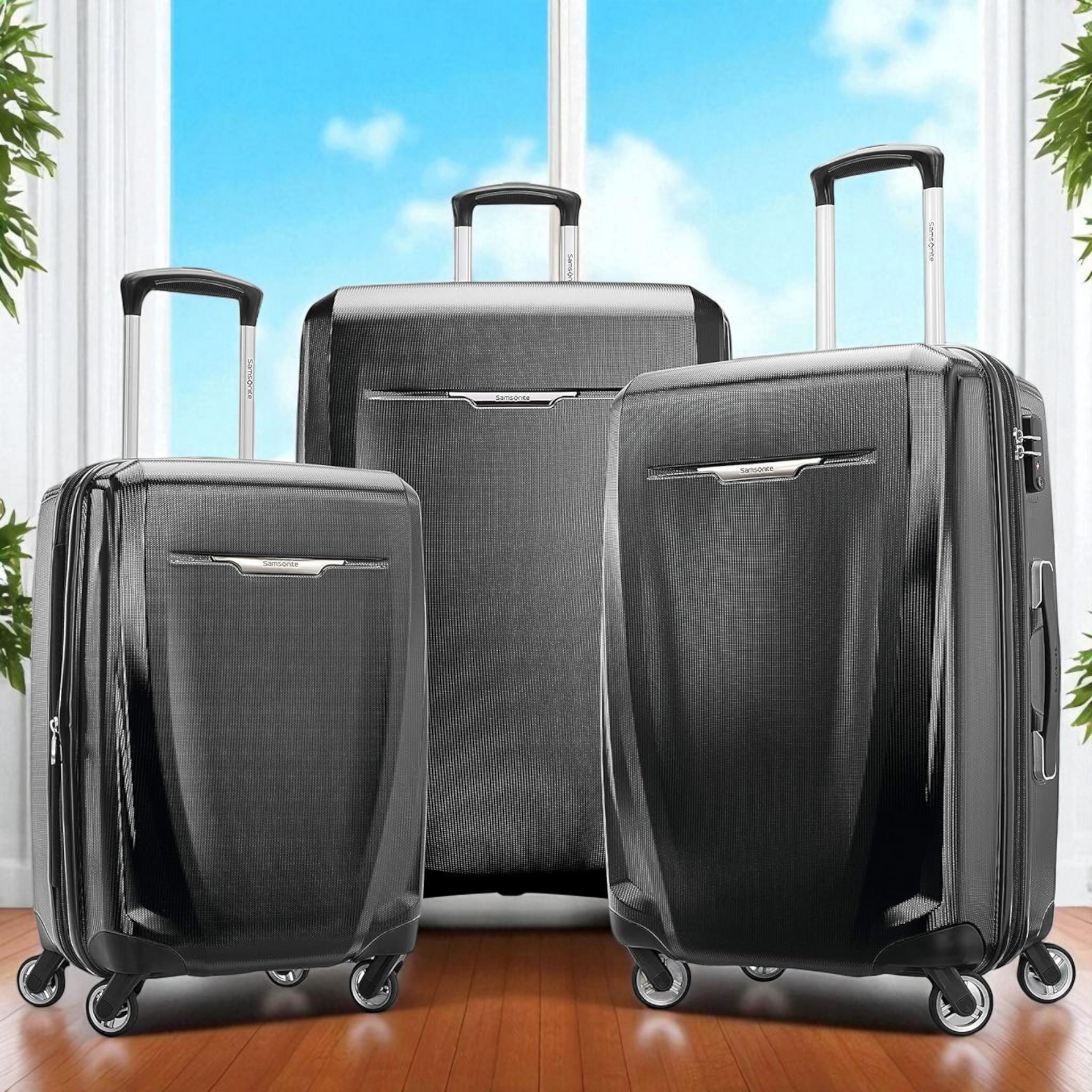Premium Samsonite Winfield DLX Luggage in Pakistan 100% PC