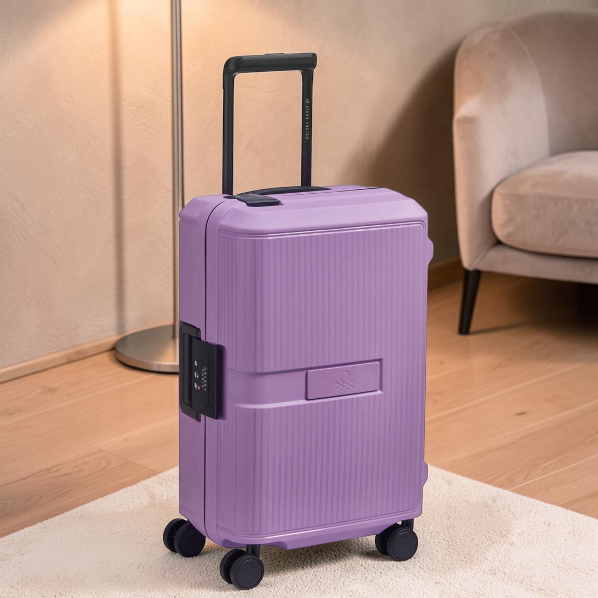 Delsey x Benetton | Color Block Hardside Luggage - LIMITED STOCK