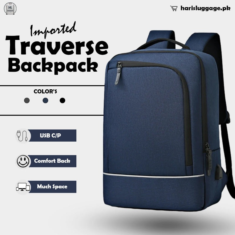 Traverse Imported Backpack-Haris Luggage