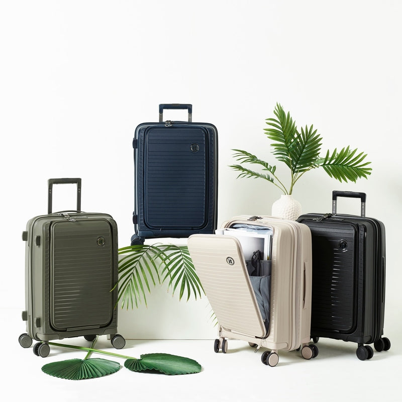 Haris Luggage TSA approved 360 spinner suitcase collection in various colors and sizes